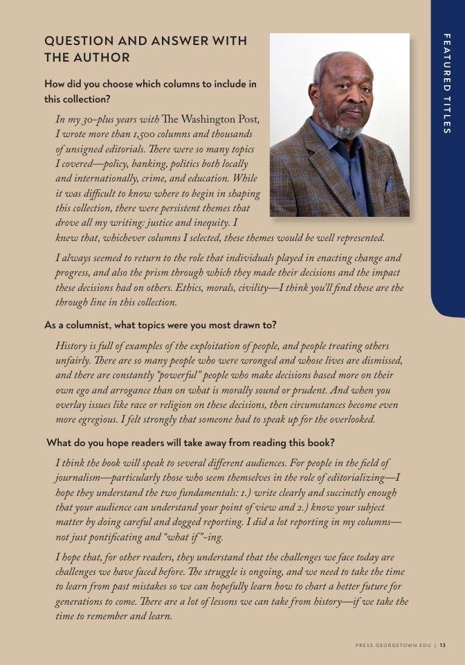 Georgetown University Press Fall Book Catalog Weekly Ad January 1 - December 31, 2026