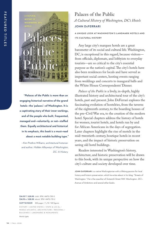 Georgetown University Press Fall Book Catalog Weekly Ad January 1 - December 31, 2026