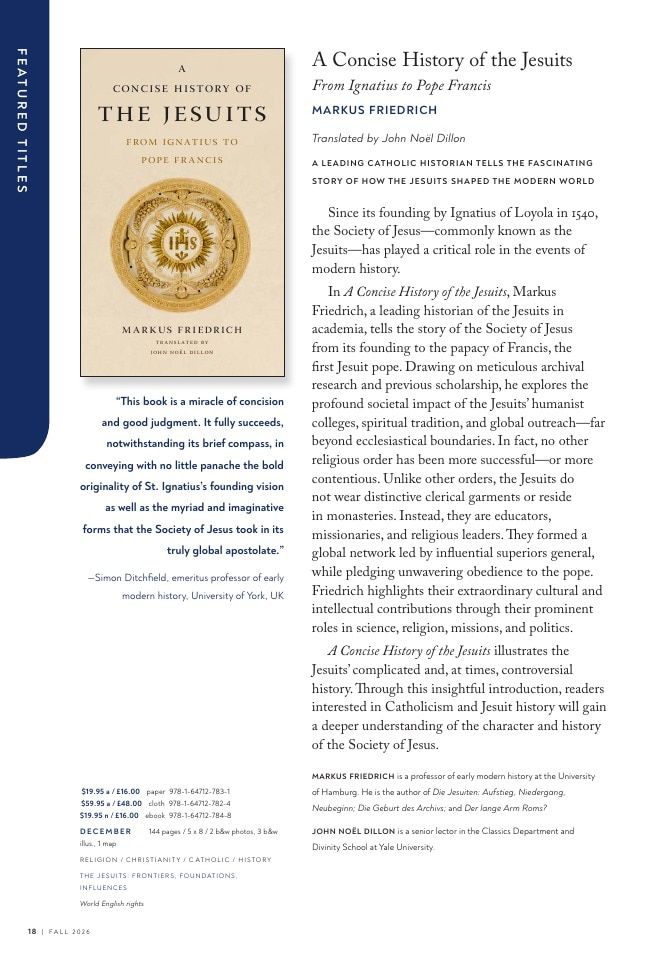 Georgetown University Press Fall Book Catalog Weekly Ad January 1 - December 31, 2026