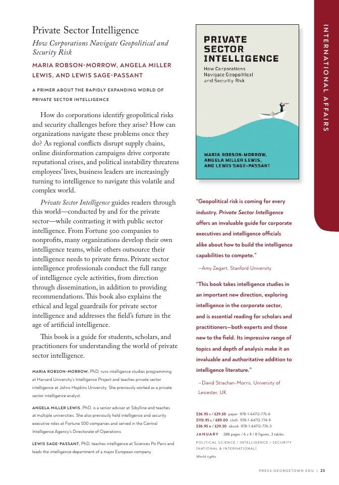 Georgetown University Press Fall Book Catalog Weekly Ad January 1 - December 31, 2026