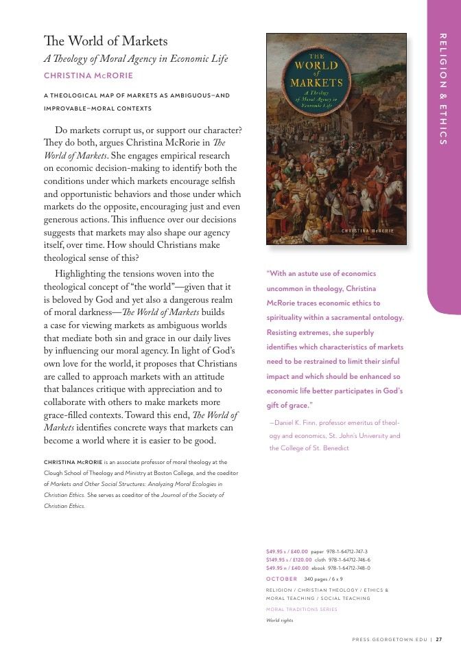 Georgetown University Press Fall Book Catalog Weekly Ad January 1 - December 31, 2026
