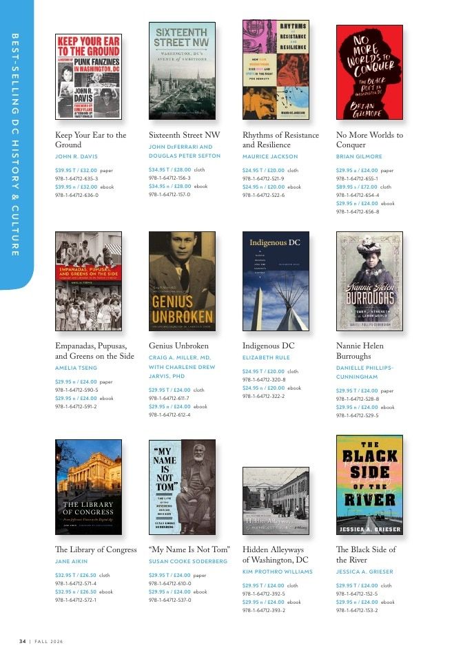 Georgetown University Press Fall Book Catalog Weekly Ad January 1 - December 31, 2026