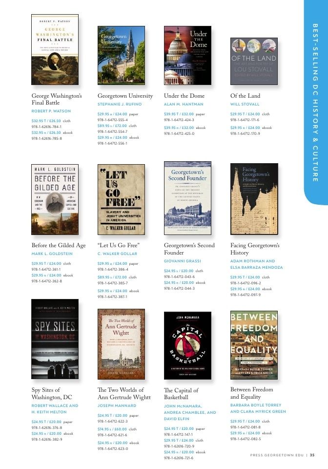 Georgetown University Press Fall Book Catalog Weekly Ad January 1 - December 31, 2026