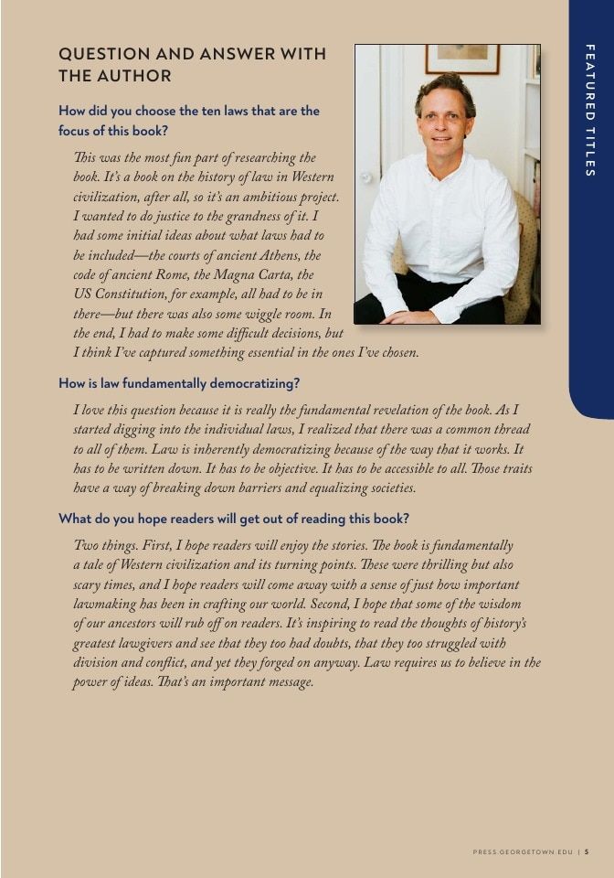 Georgetown University Press Fall Book Catalog Weekly Ad January 1 - December 31, 2026