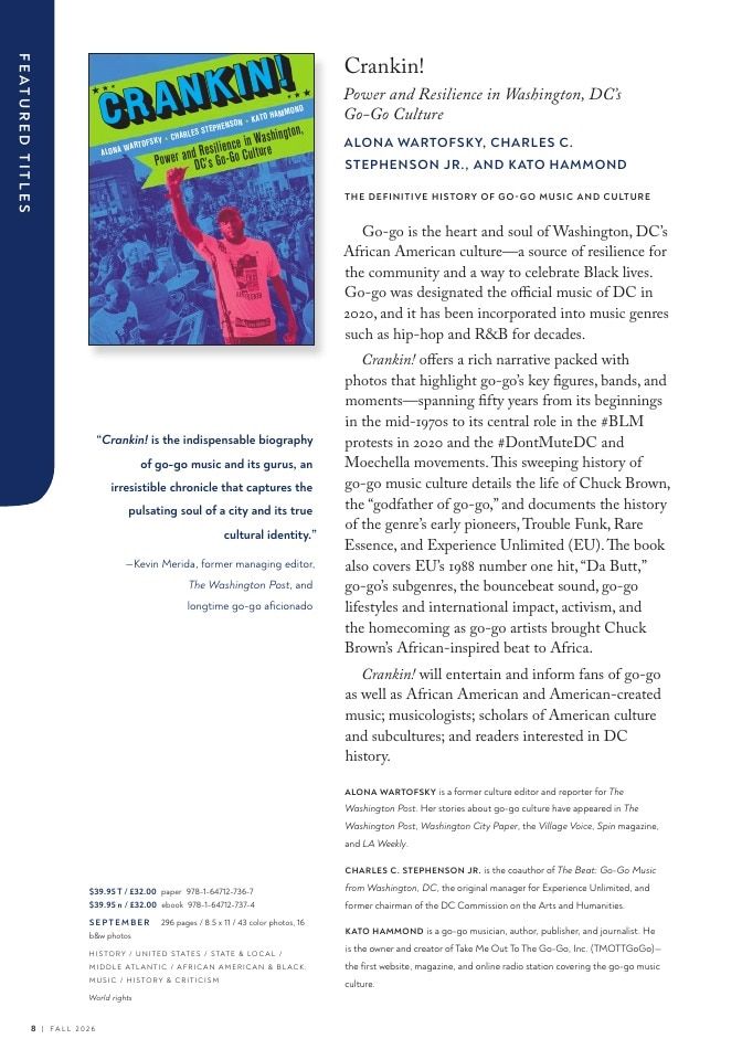 Georgetown University Press Fall Book Catalog Weekly Ad January 1 - December 31, 2026