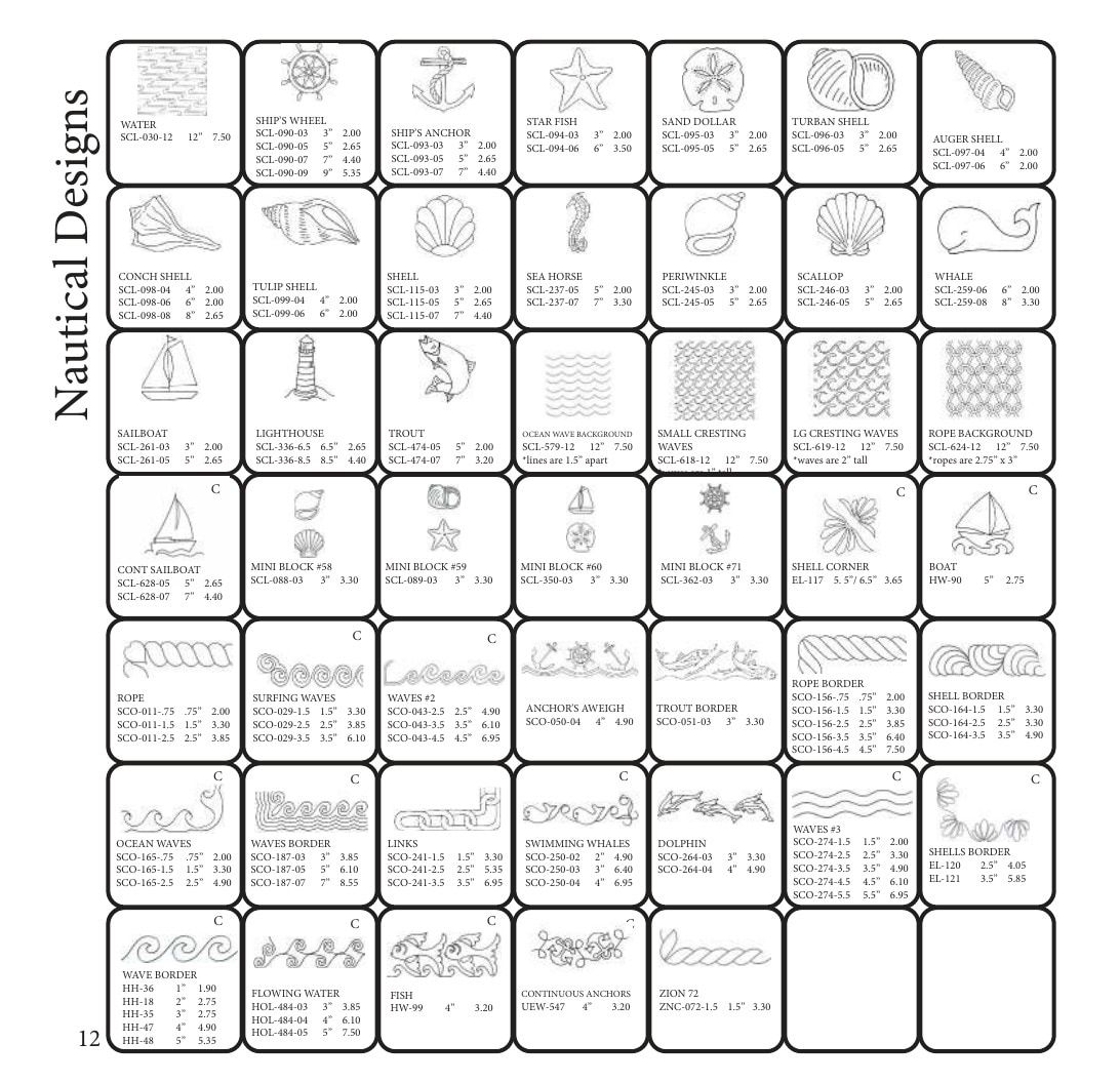 The Stencil Company Quilting Stencils Catalog Weekly Ad January 1, 2026 - December 31, 2027