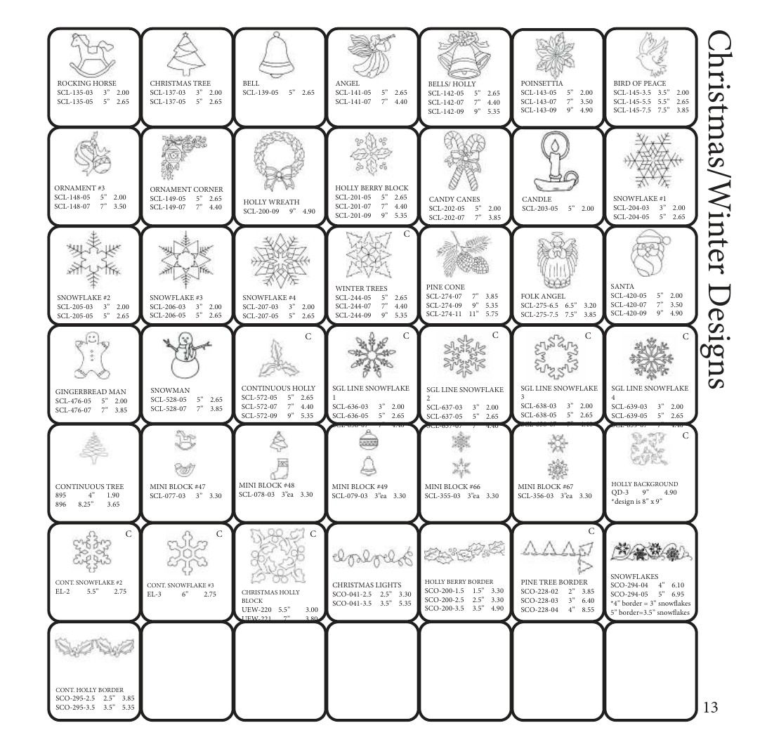 The Stencil Company Quilting Stencils Catalog Weekly Ad January 1, 2026 - December 31, 2027