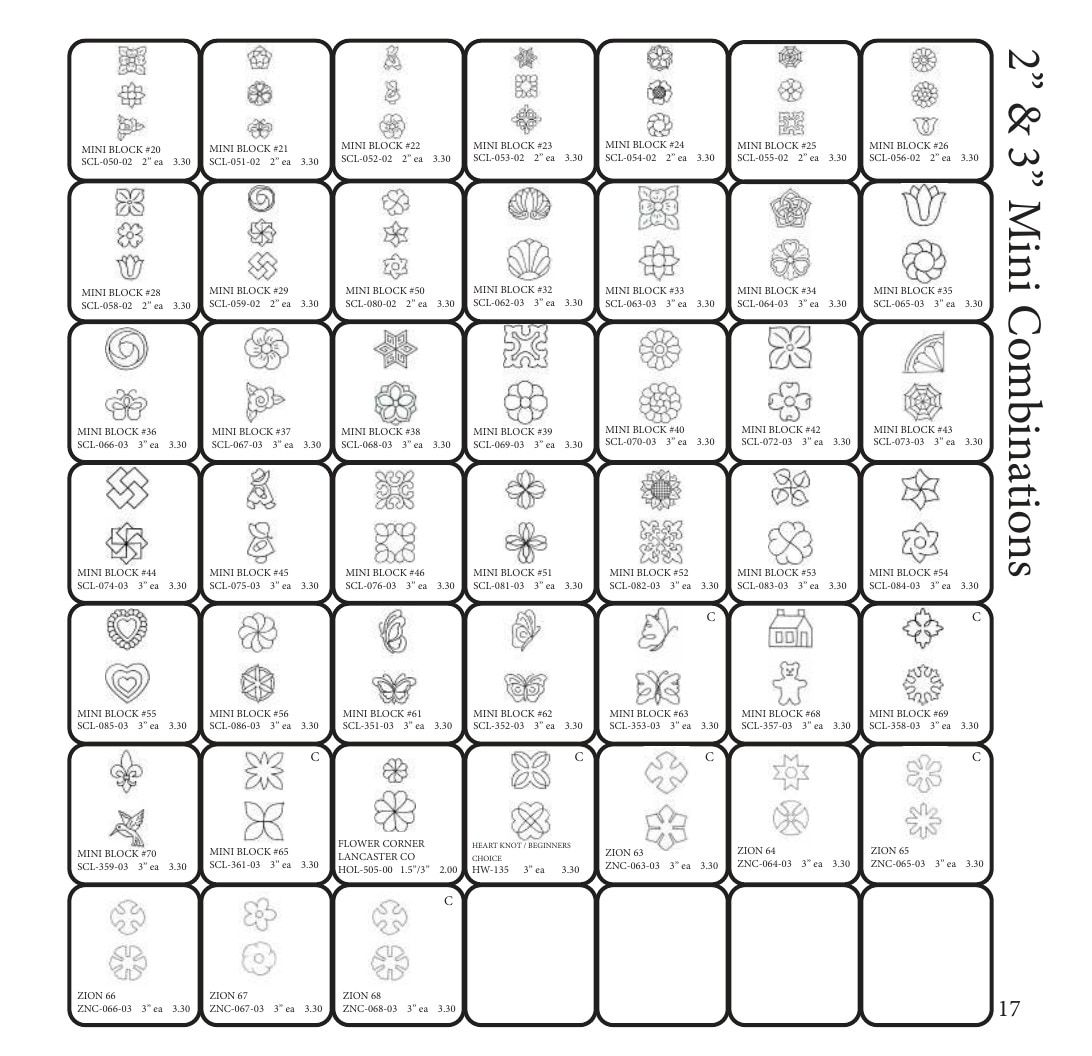 The Stencil Company Quilting Stencils Catalog Weekly Ad January 1, 2026 - December 31, 2027