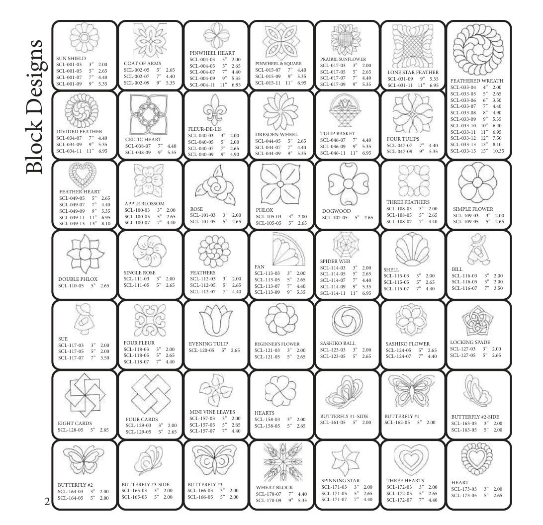 The Stencil Company Quilting Stencils Catalog Weekly Ad January 1, 2026 - December 31, 2027