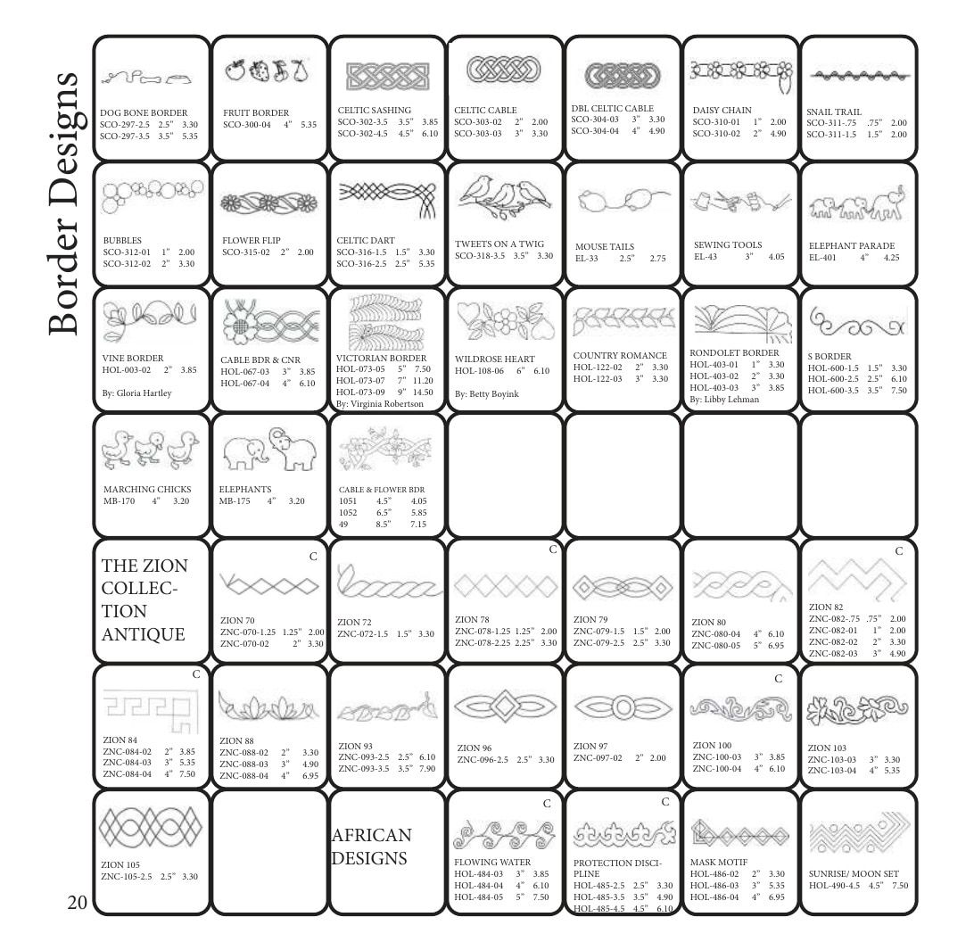 The Stencil Company Quilting Stencils Catalog Weekly Ad January 1, 2026 - December 31, 2027
