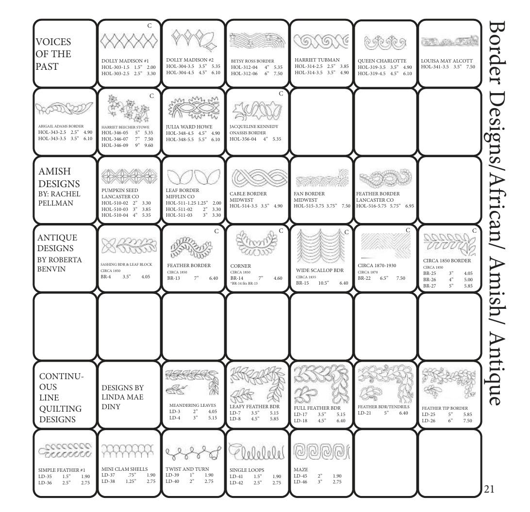 The Stencil Company Quilting Stencils Catalog Weekly Ad January 1, 2026 - December 31, 2027