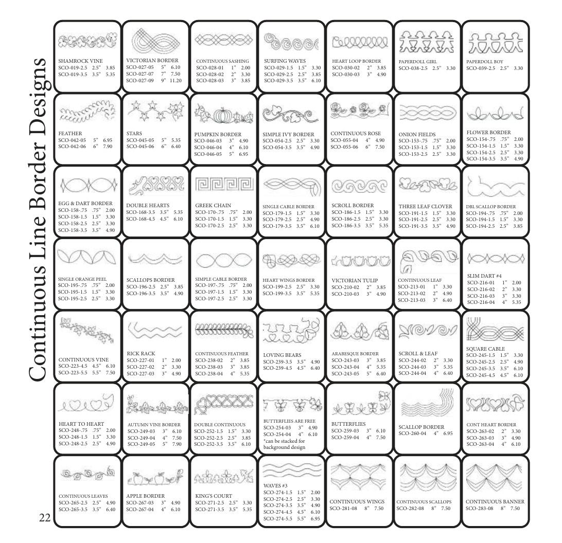 The Stencil Company Quilting Stencils Catalog Weekly Ad January 1, 2026 - December 31, 2027