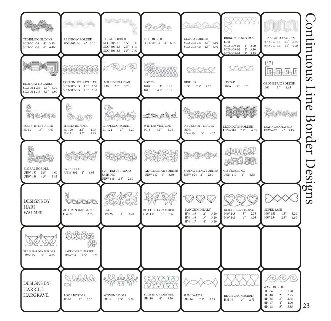 The Stencil Company Quilting Stencils Catalog Weekly Ad January 1, 2026 - December 31, 2027