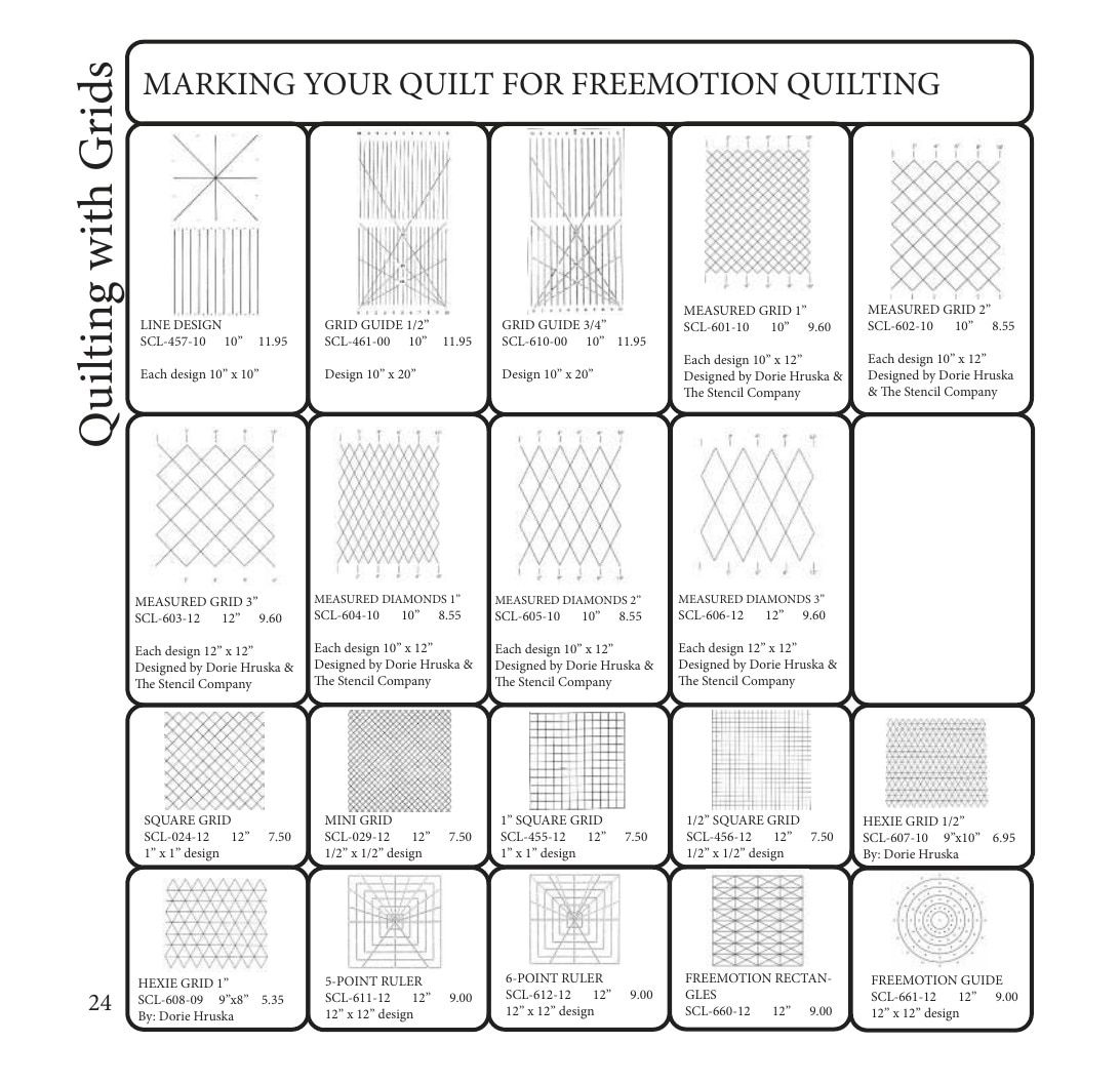The Stencil Company Quilting Stencils Catalog Weekly Ad January 1, 2026 - December 31, 2027