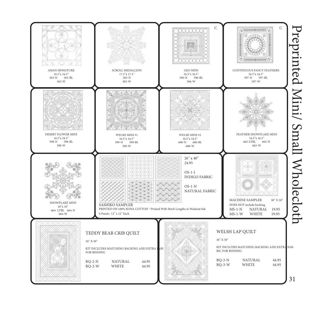 The Stencil Company Quilting Stencils Catalog Weekly Ad January 1, 2026 - December 31, 2027