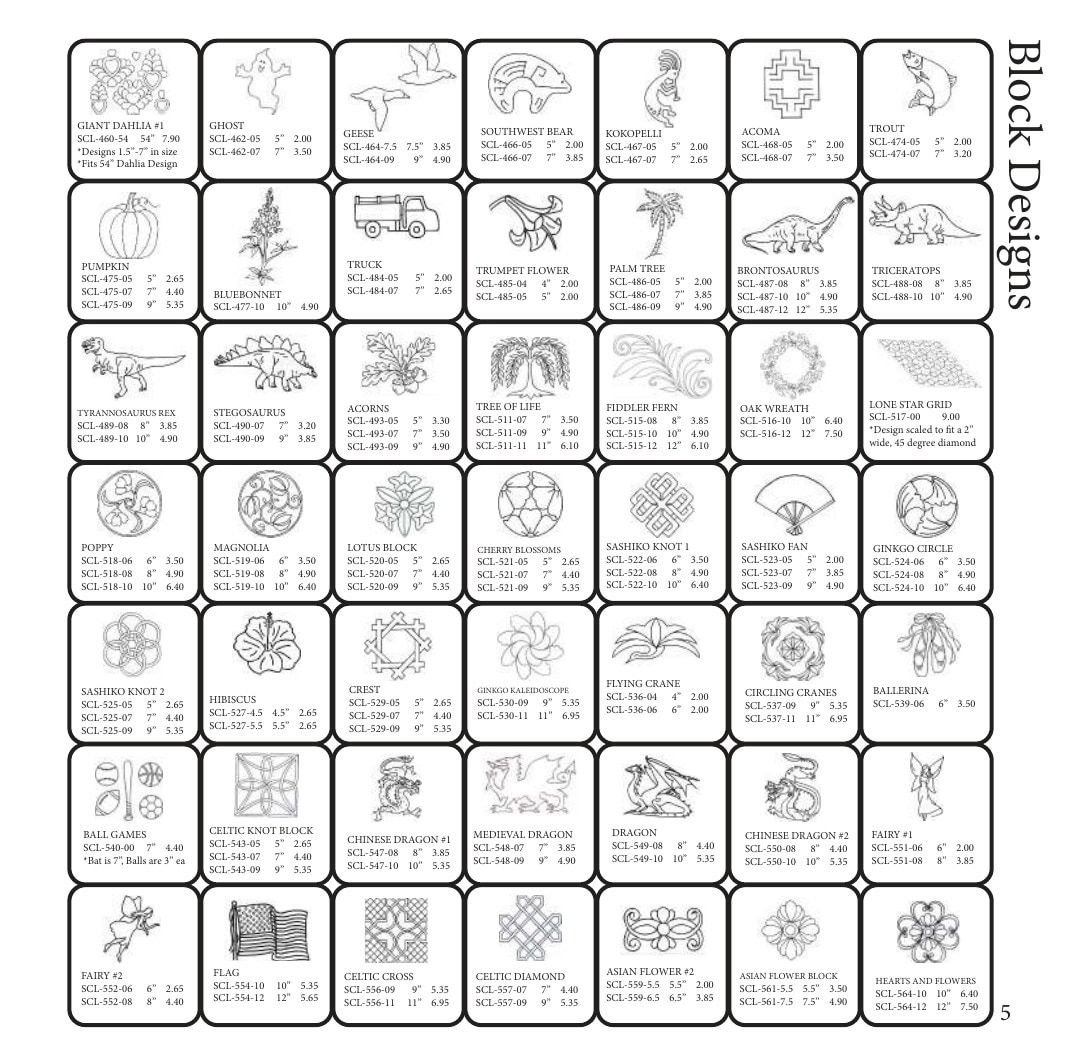 The Stencil Company Quilting Stencils Catalog Weekly Ad January 1, 2026 - December 31, 2027