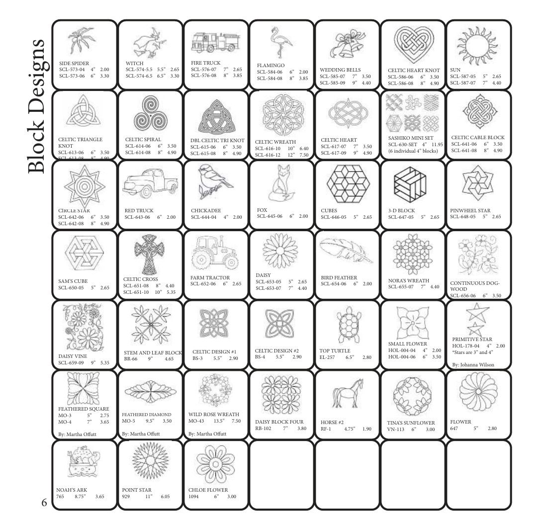 The Stencil Company Quilting Stencils Catalog Weekly Ad January 1, 2026 - December 31, 2027