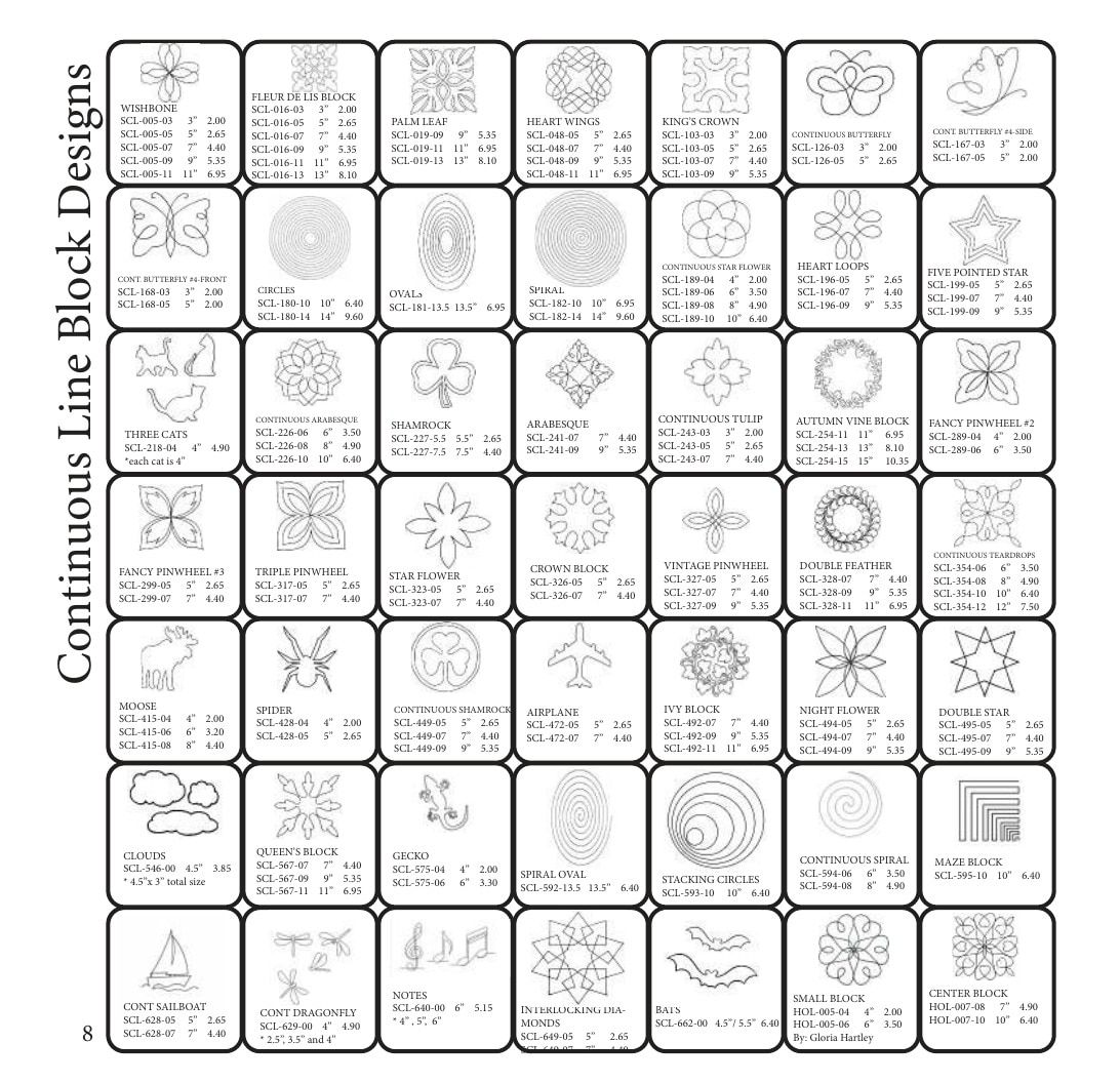 The Stencil Company Quilting Stencils Catalog Weekly Ad January 1, 2026 - December 31, 2027