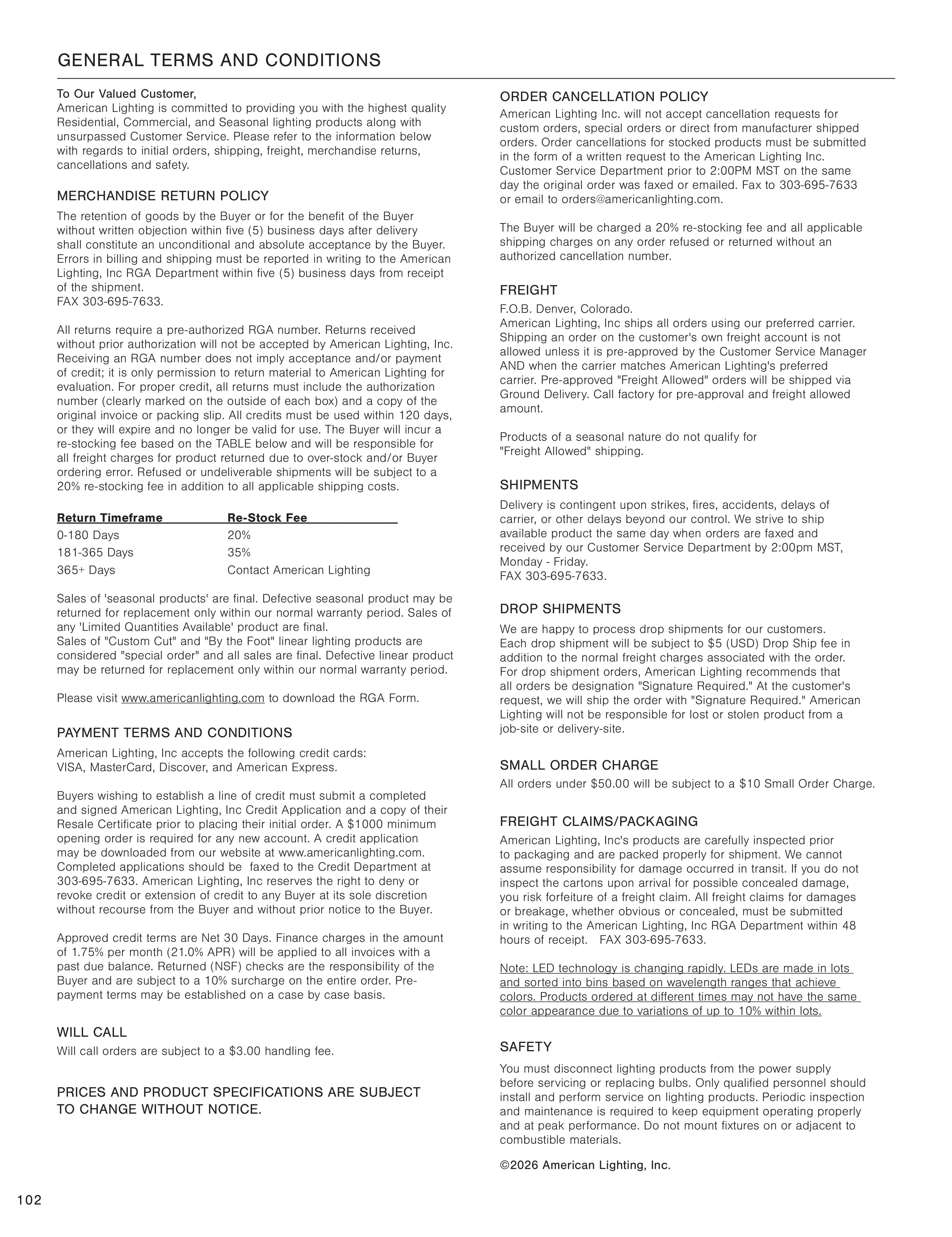 TINSL Seasonal Lighting Catalog Weekly Ad January 1 - December 31, 2026