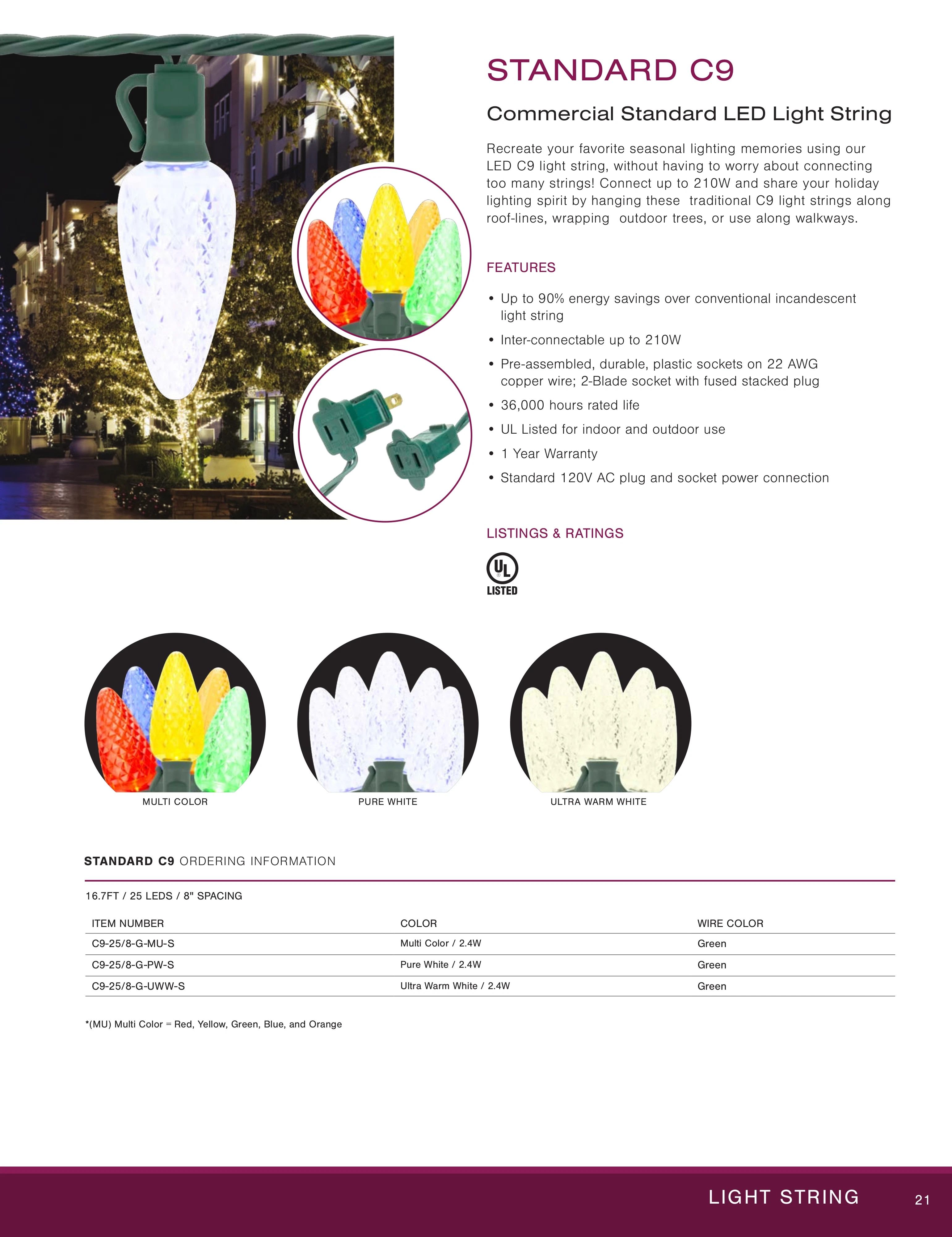 TINSL Seasonal Lighting Catalog Weekly Ad January 1 - December 31, 2026