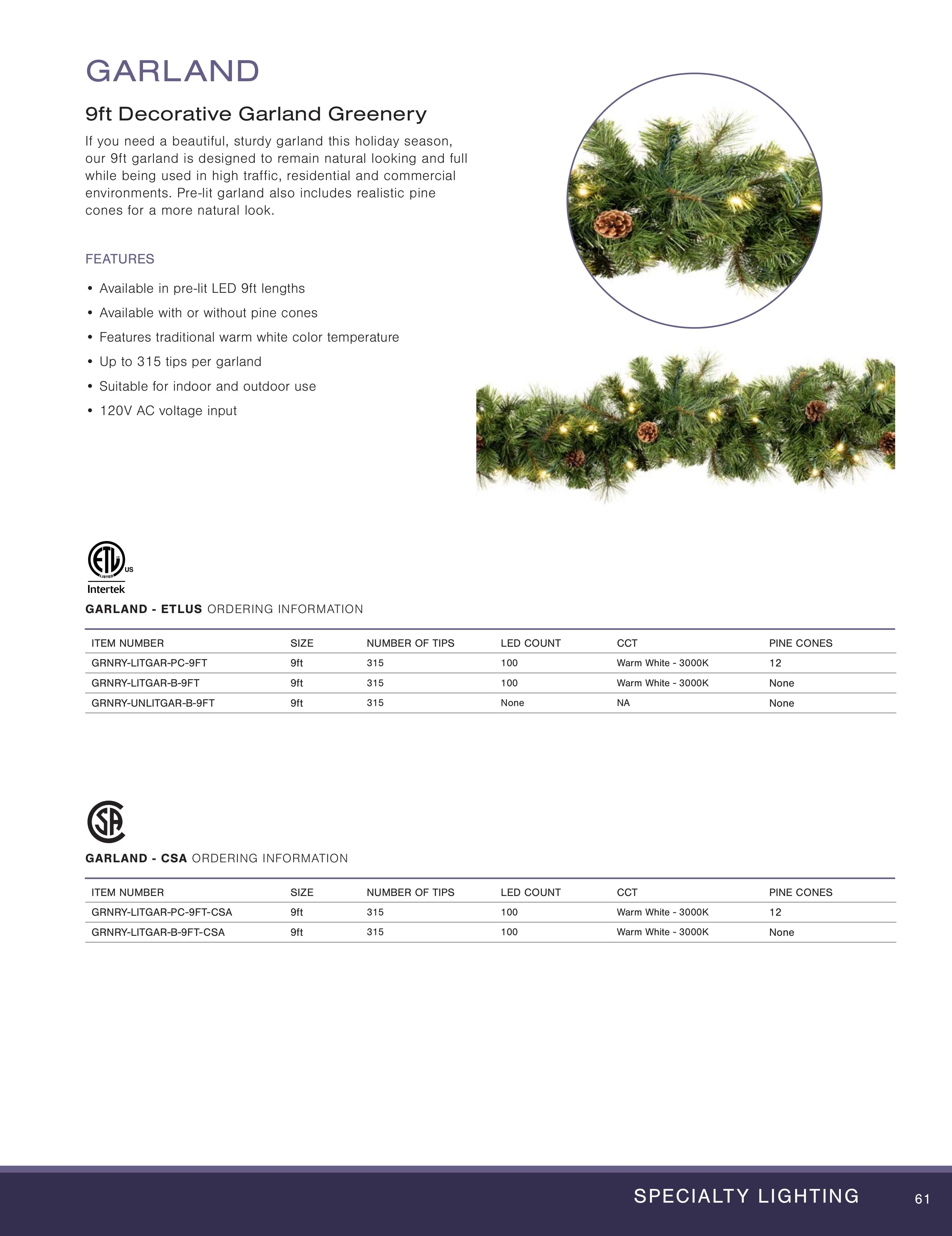 TINSL Seasonal Lighting Catalog Weekly Ad January 1 - December 31, 2026