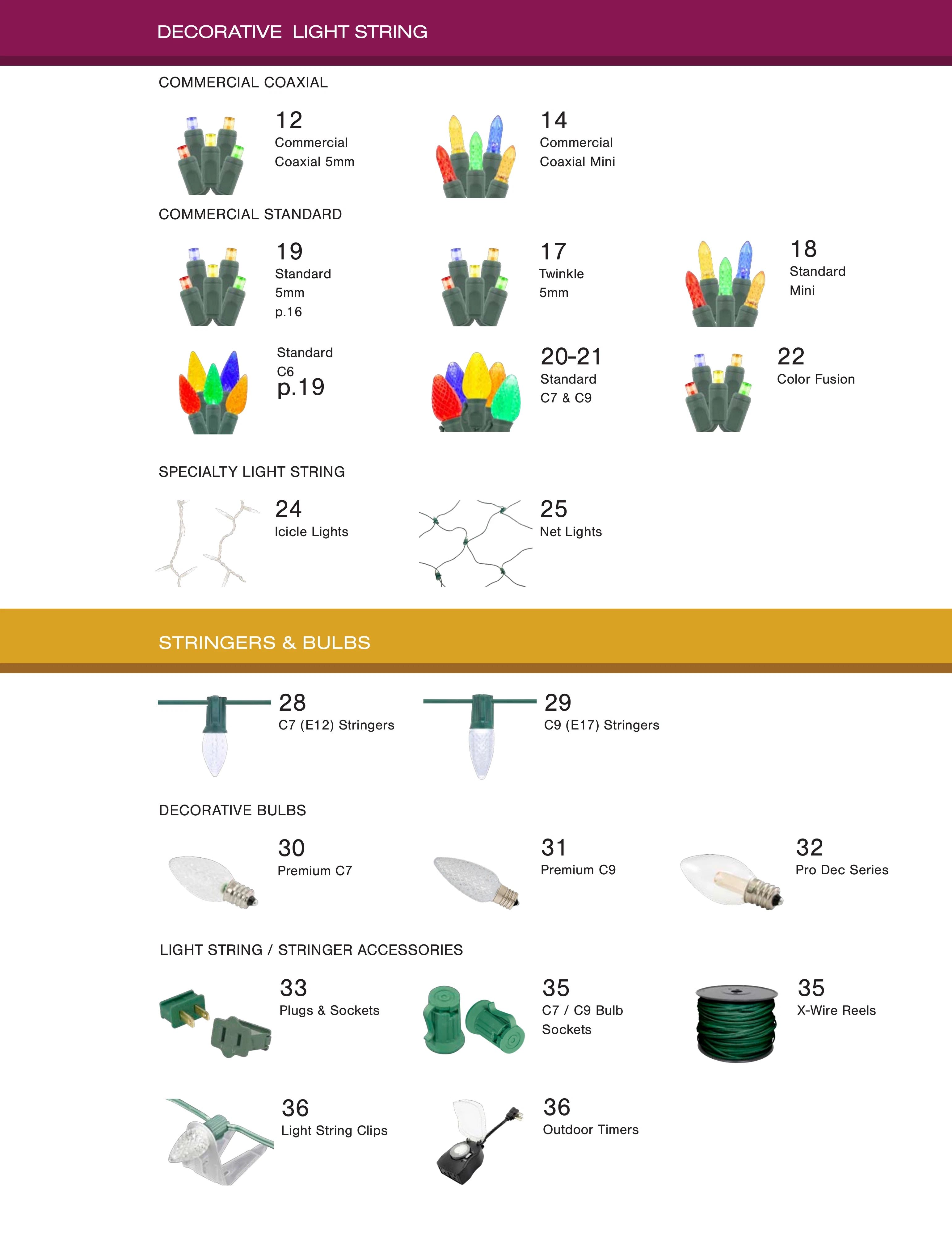 TINSL Seasonal Lighting Catalog Weekly Ad January 1 - December 31, 2026
