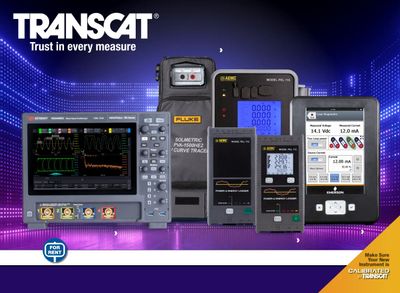 Transcat Test and Measurement Catalog Weekly Ad January 1 - December 31, 2026