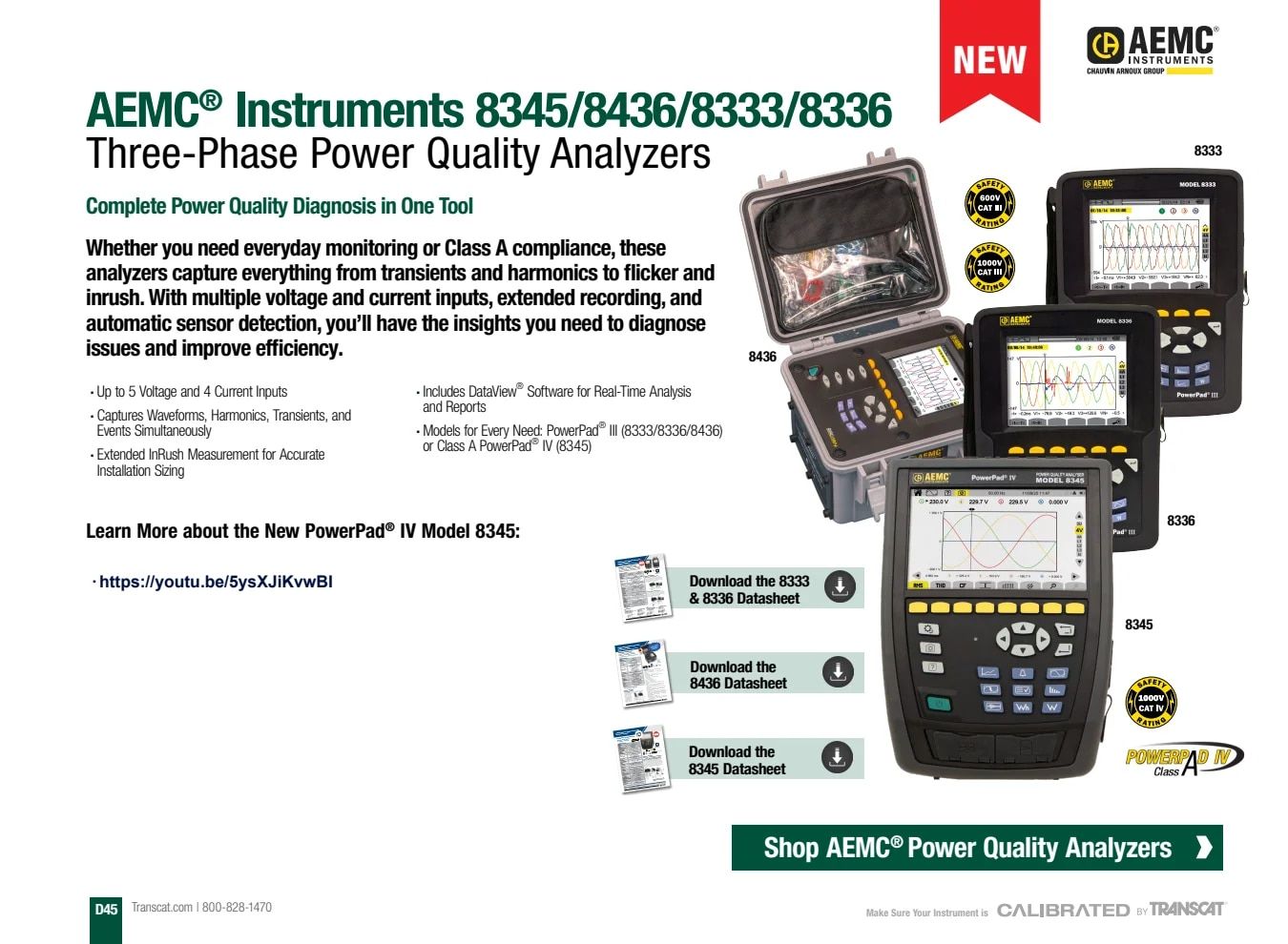 Transcat Test and Measurement Catalog Weekly Ad January 1 - December 31, 2026