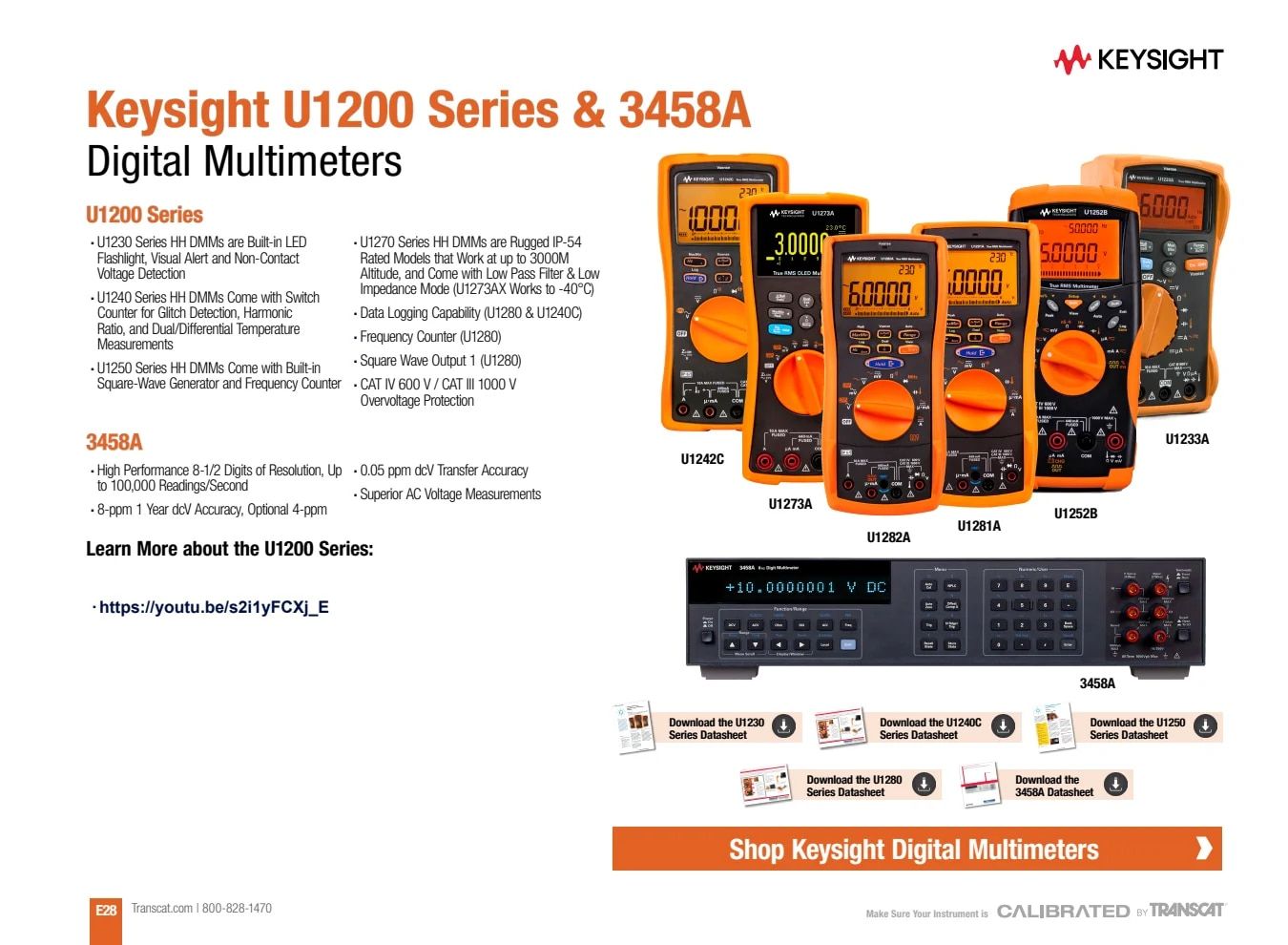 Transcat Test and Measurement Catalog Weekly Ad January 1 - December 31, 2026