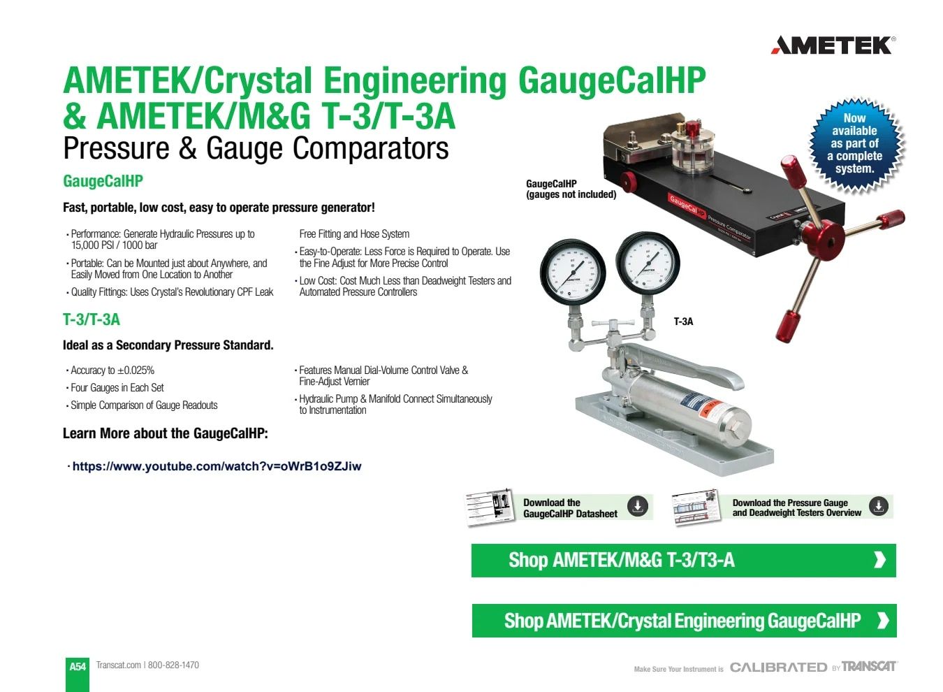 Transcat Test and Measurement Catalog Weekly Ad January 1 - December 31, 2026