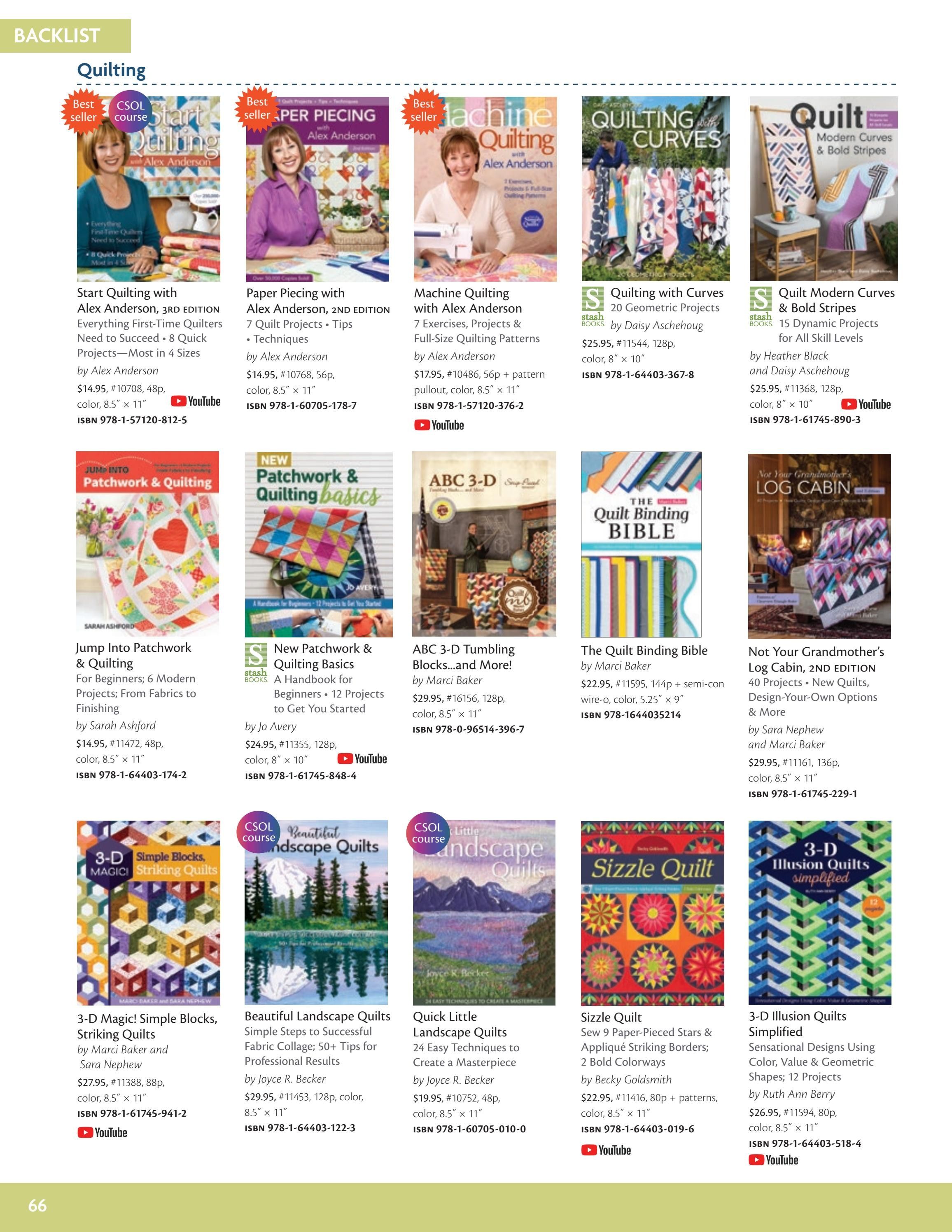 C&T Publishing Spring Book and Craft Catalog Weekly Ad January 1 - December 31, 2026