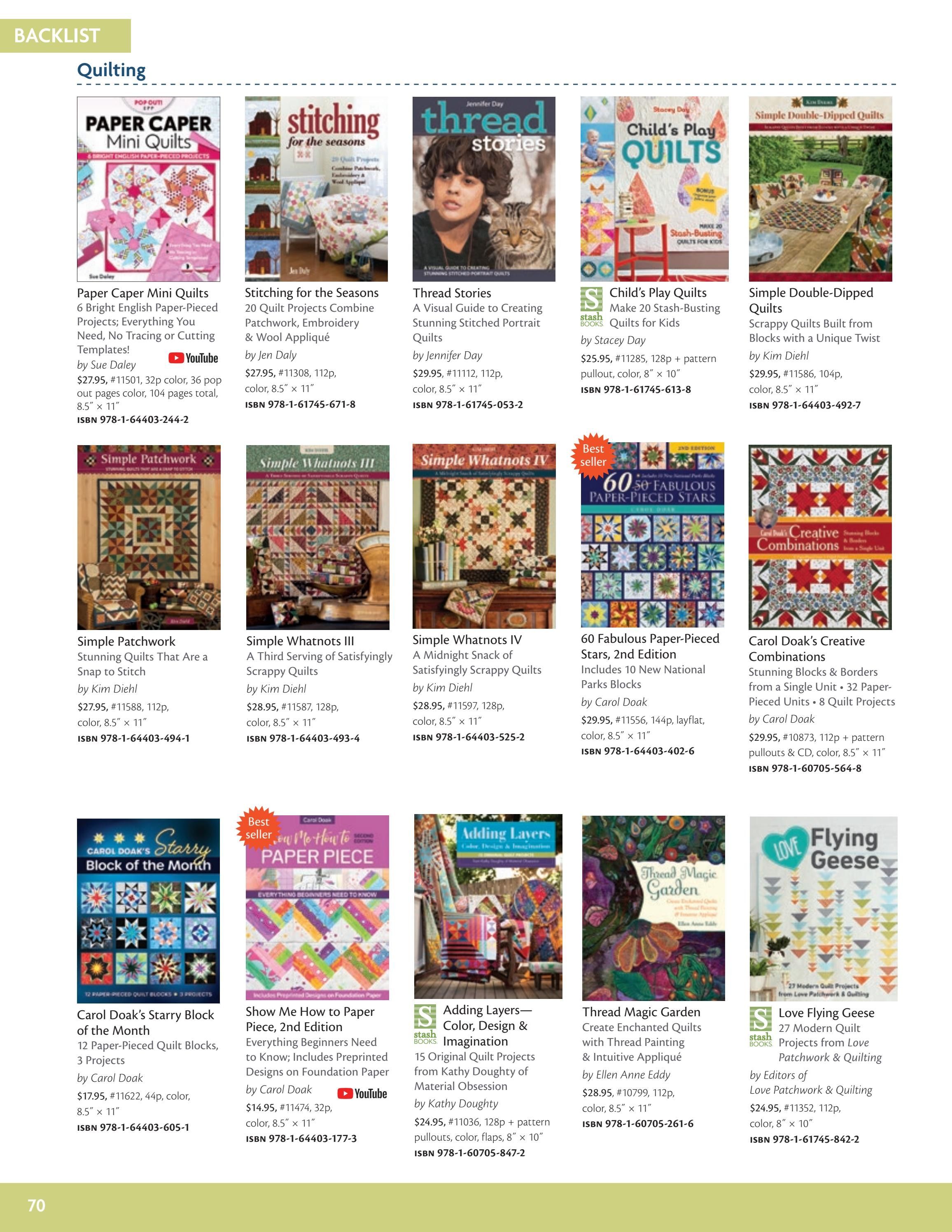 C&T Publishing Spring Book and Craft Catalog Weekly Ad January 1 - December 31, 2026