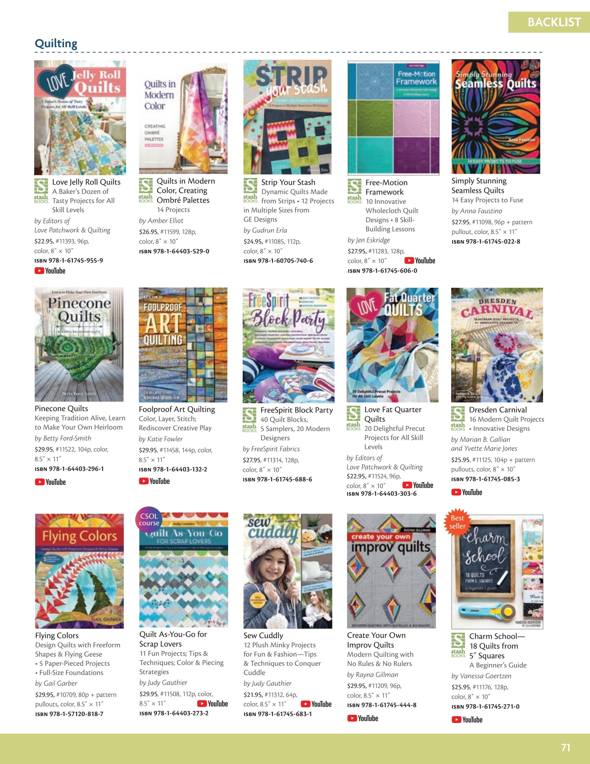 C&T Publishing Spring Book and Craft Catalog Weekly Ad January 1 - December 31, 2026