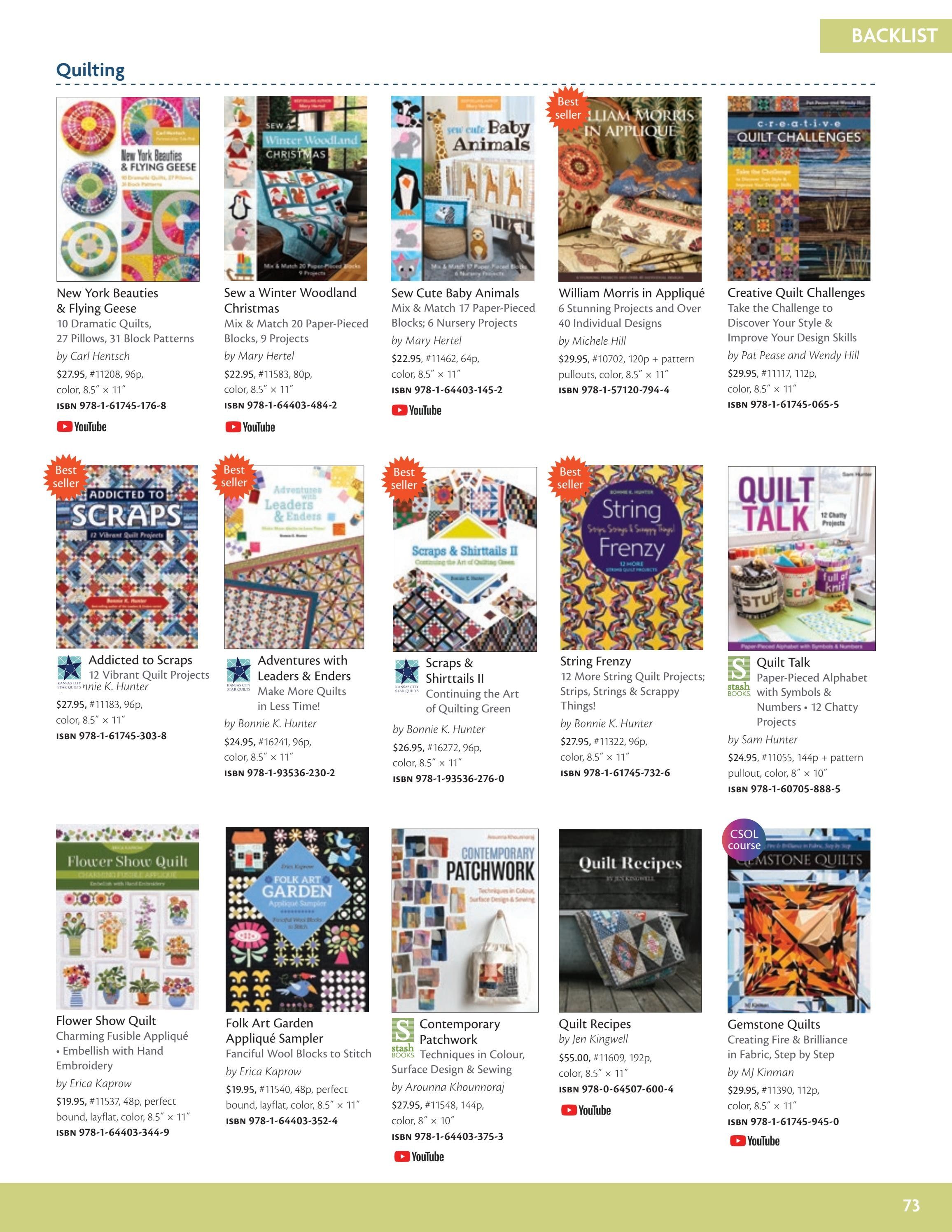 C&T Publishing Spring Book and Craft Catalog Weekly Ad January 1 - December 31, 2026