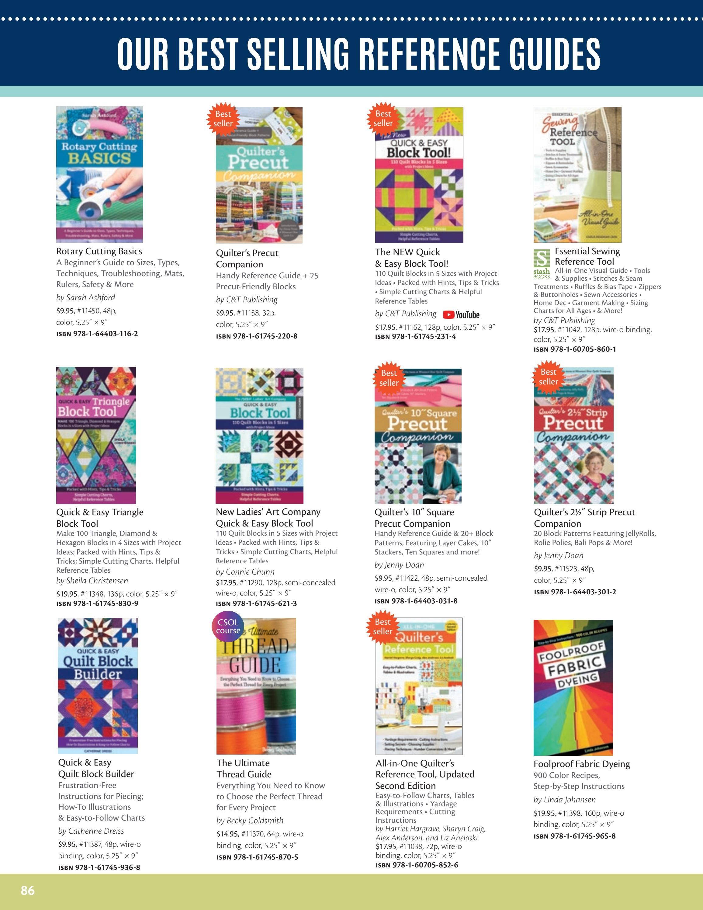 C&T Publishing Spring Book and Craft Catalog Weekly Ad January 1 - December 31, 2026