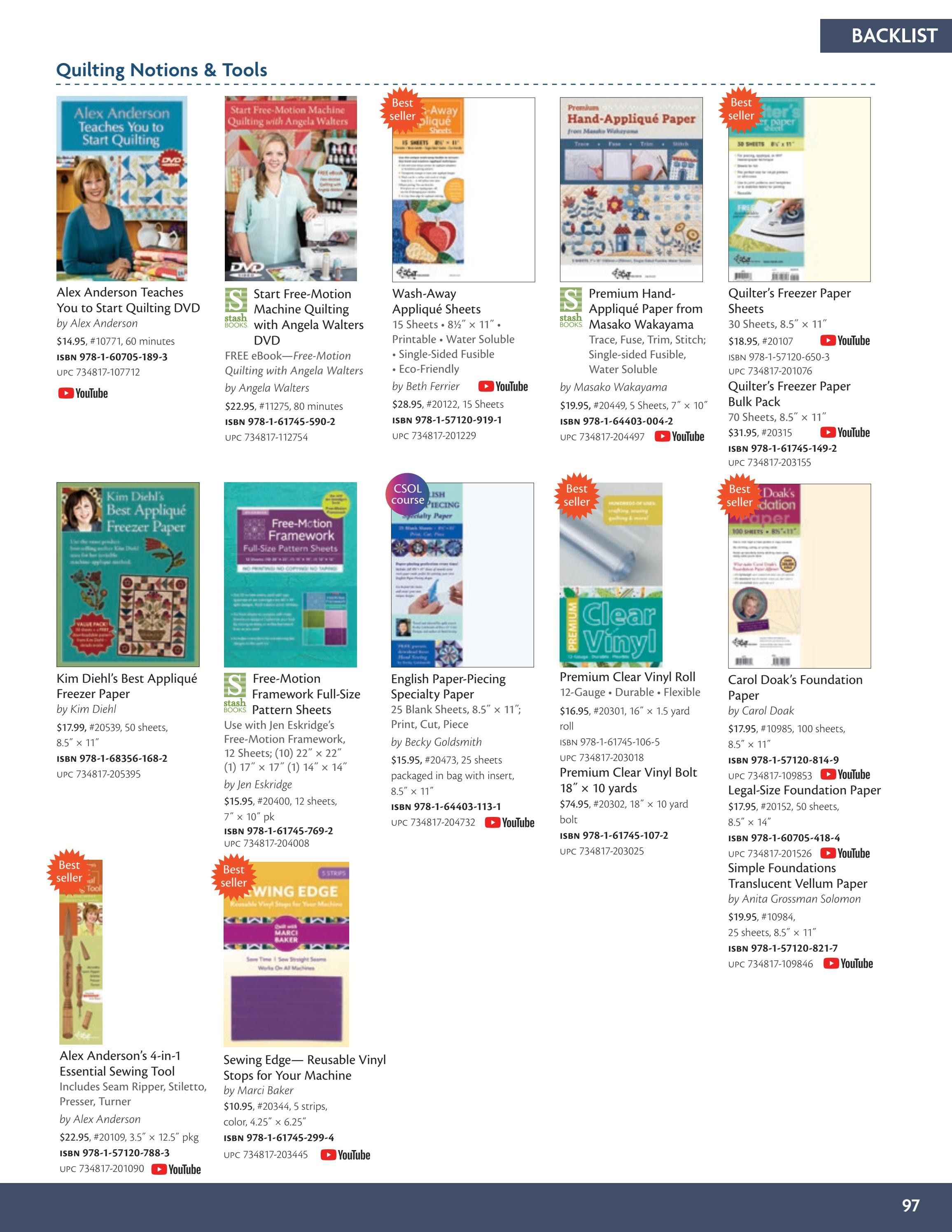 C&T Publishing Spring Book and Craft Catalog Weekly Ad January 1 - December 31, 2026