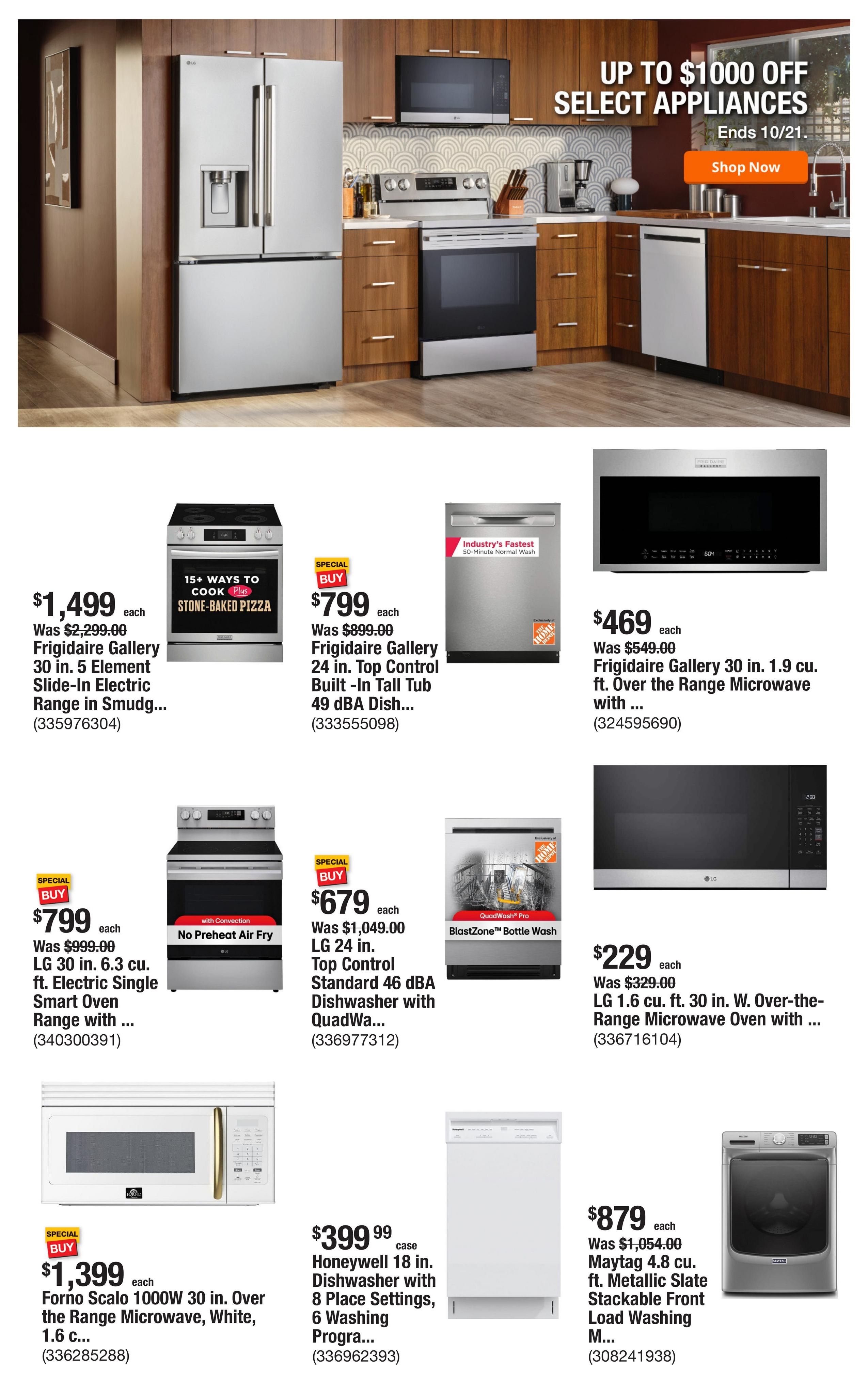 Home Depot (Fort Calhoun Area, NE) Weekly Ad October 1 - 8, 2026