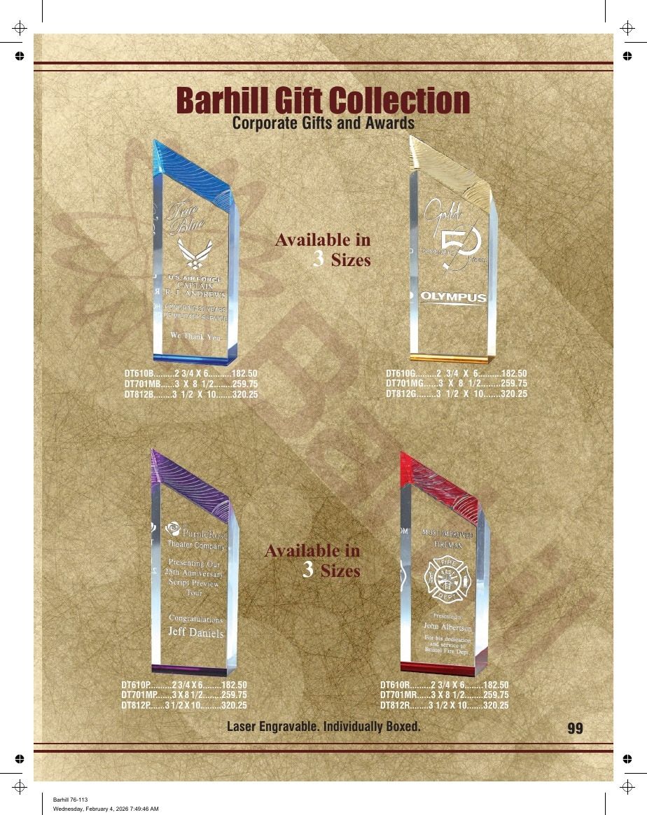 Marco Awards Group Recognition Awards Catalog Weekly Ad January 1 - December 31, 2026