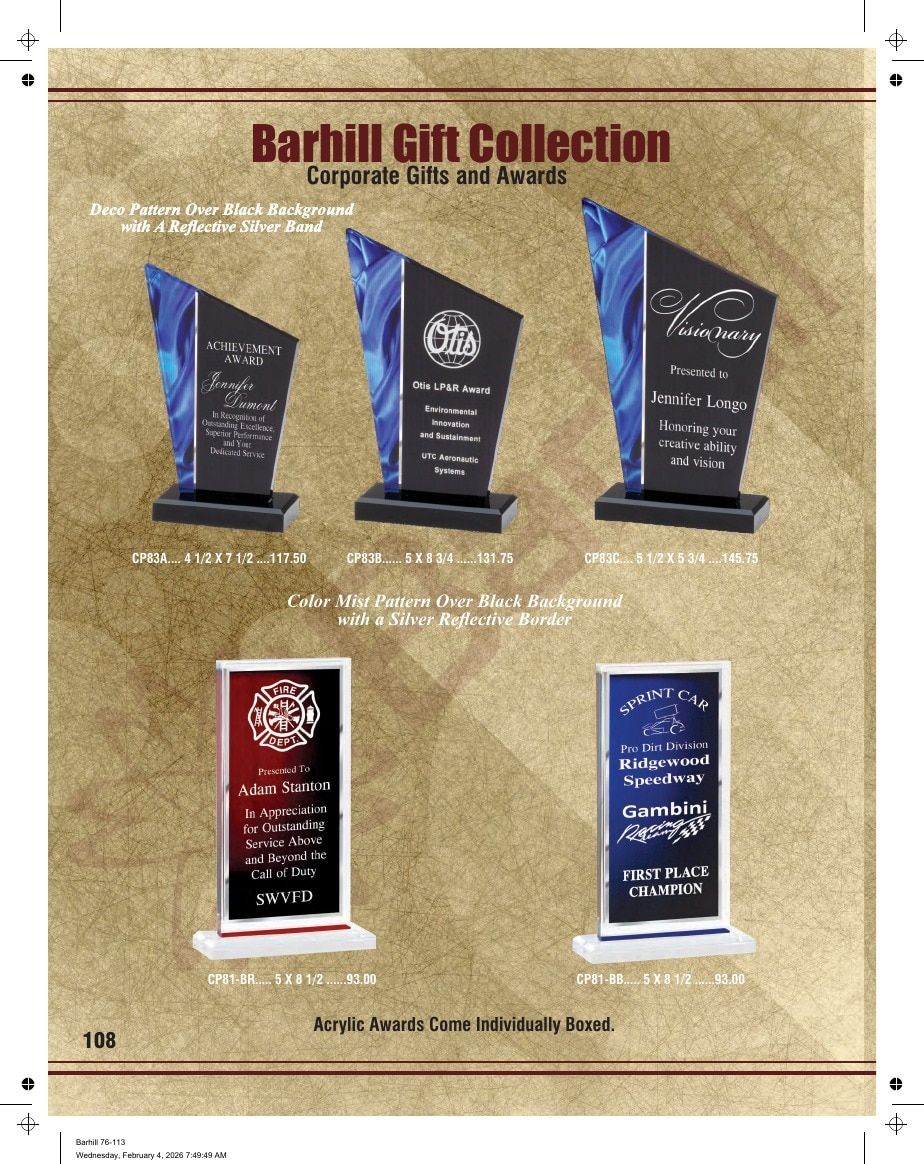 Marco Awards Group Recognition Awards Catalog Weekly Ad January 1 - December 31, 2026