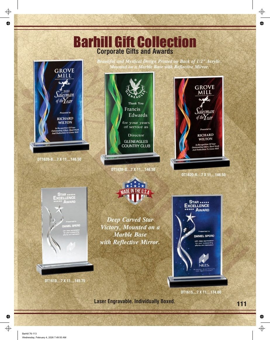Marco Awards Group Recognition Awards Catalog Weekly Ad January 1 - December 31, 2026