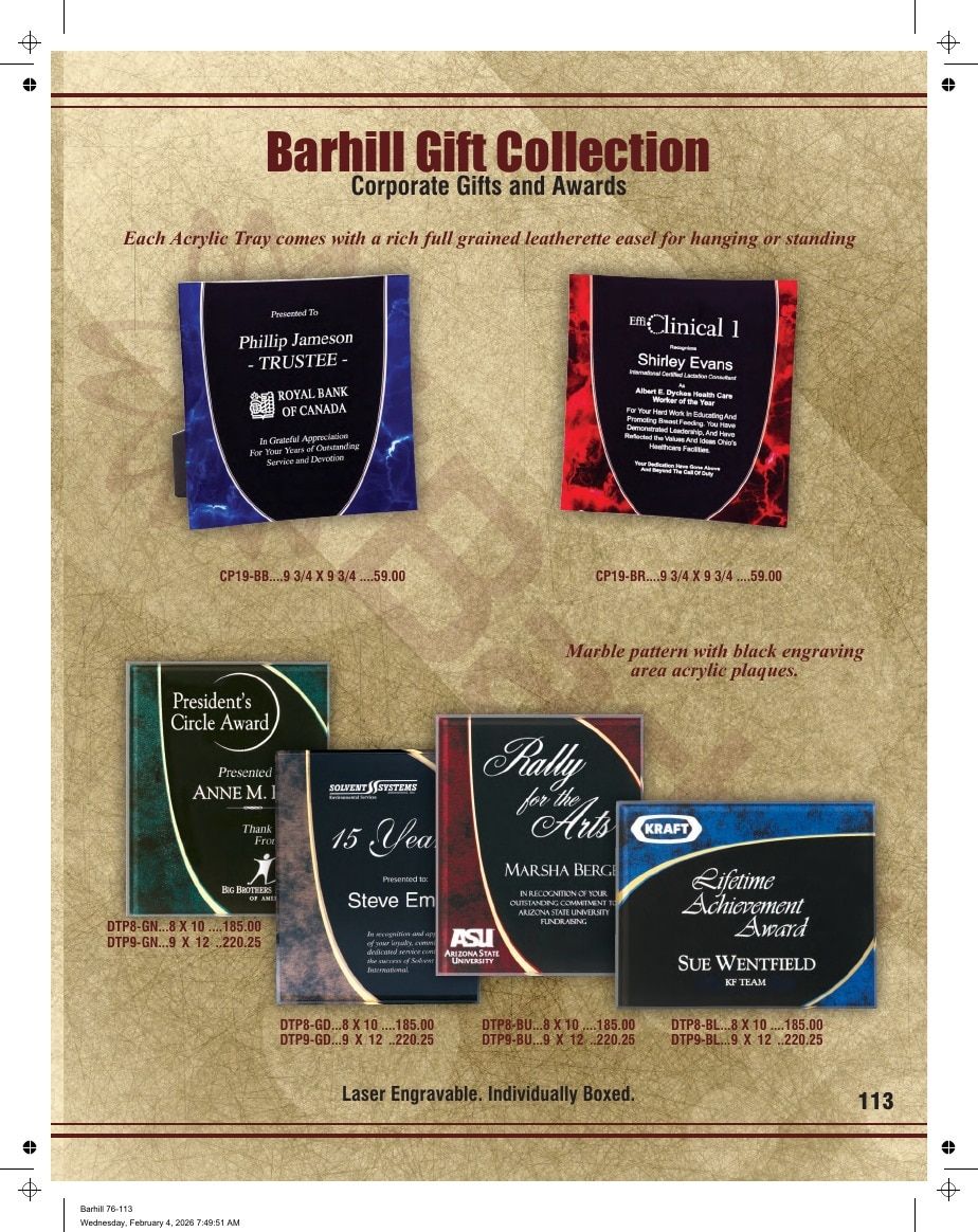 Marco Awards Group Recognition Awards Catalog Weekly Ad January 1 - December 31, 2026