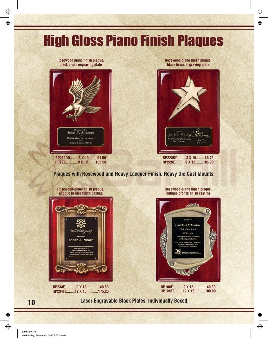 Marco Awards Group Recognition Awards Catalog Weekly Ad January 1 - December 31, 2026