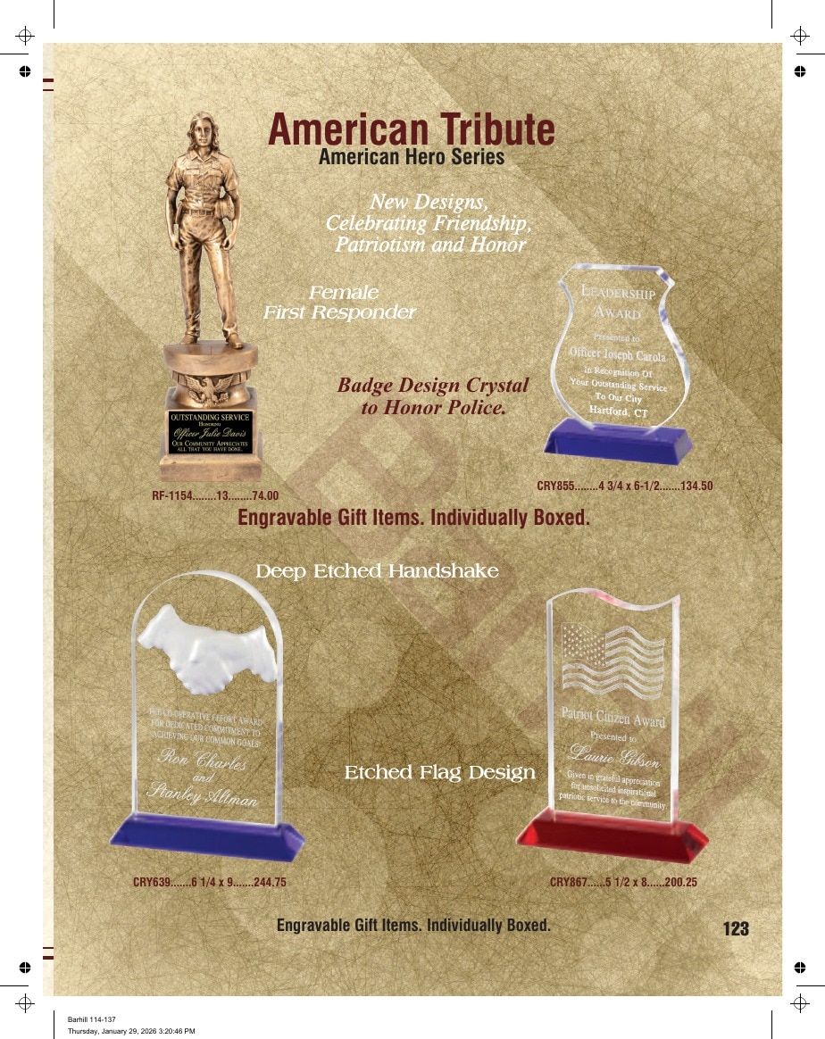 Marco Awards Group Recognition Awards Catalog Weekly Ad January 1 - December 31, 2026