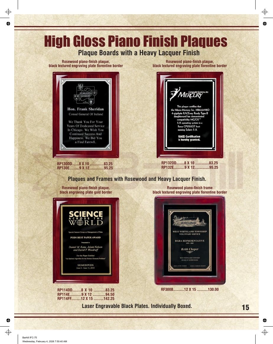 Marco Awards Group Recognition Awards Catalog Weekly Ad January 1 - December 31, 2026