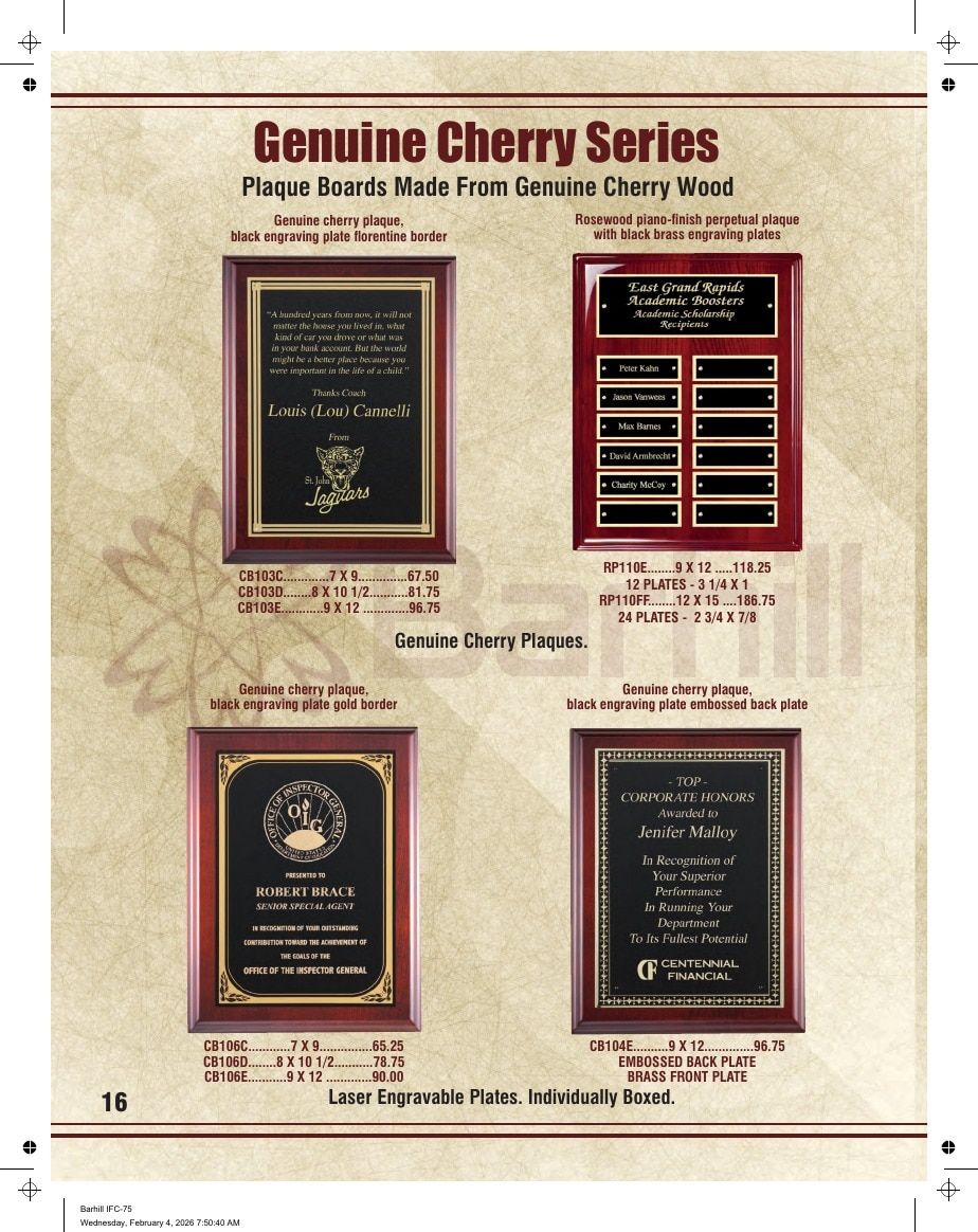 Marco Awards Group Recognition Awards Catalog Weekly Ad January 1 - December 31, 2026