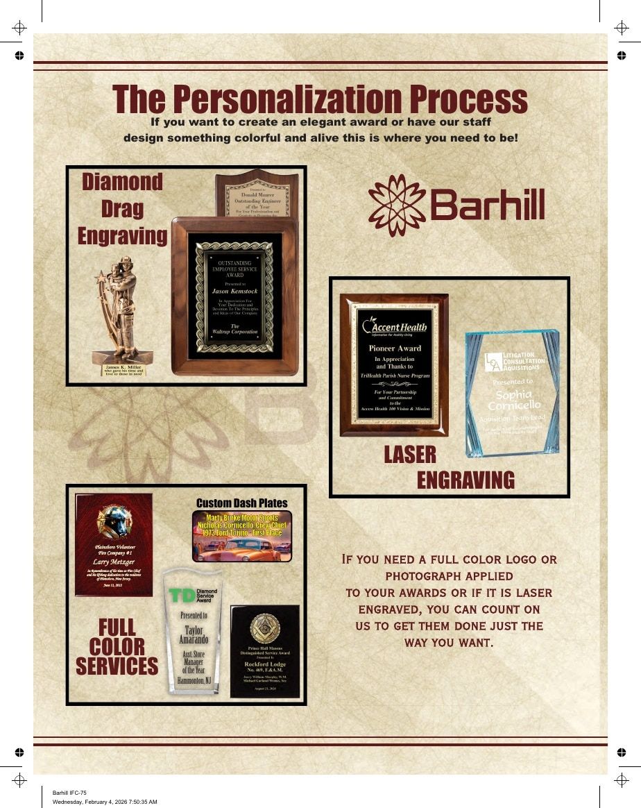 Marco Awards Group Recognition Awards Catalog Weekly Ad January 1 - December 31, 2026