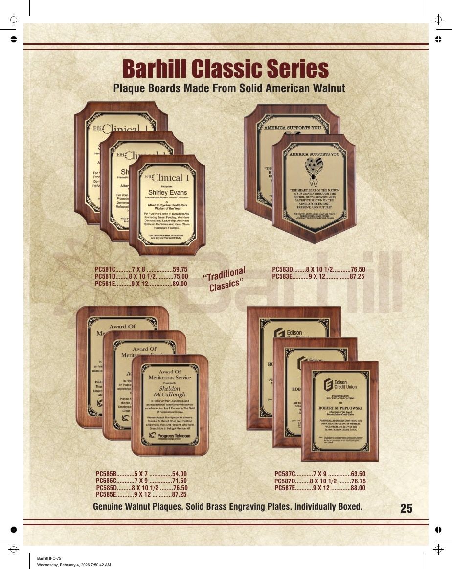 Marco Awards Group Recognition Awards Catalog Weekly Ad January 1 - December 31, 2026