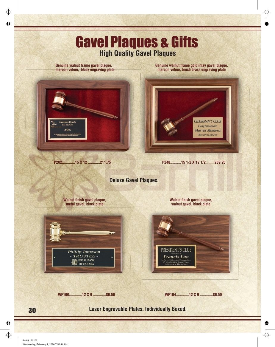 Marco Awards Group Recognition Awards Catalog Weekly Ad January 1 - December 31, 2026