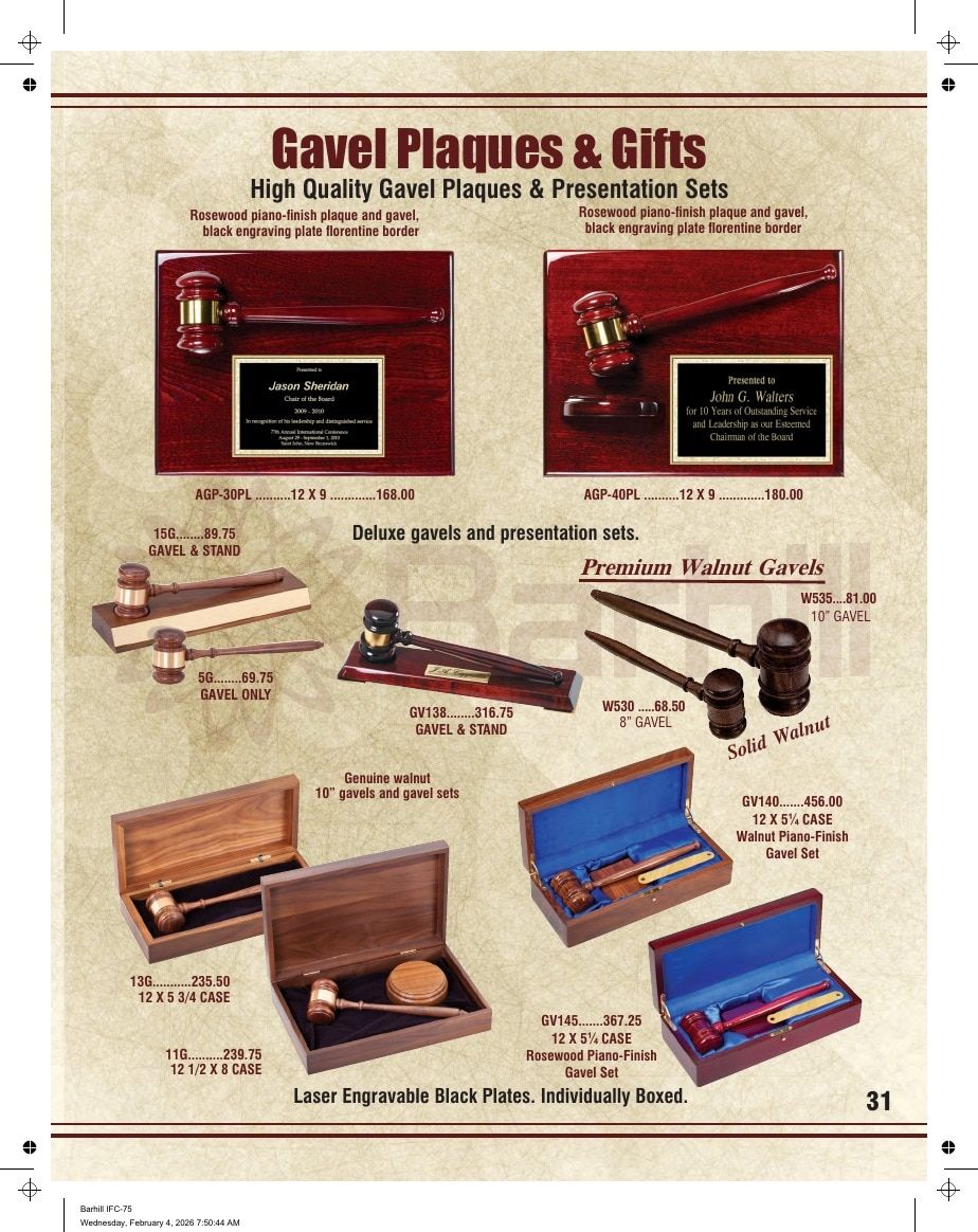 Marco Awards Group Recognition Awards Catalog Weekly Ad January 1 - December 31, 2026