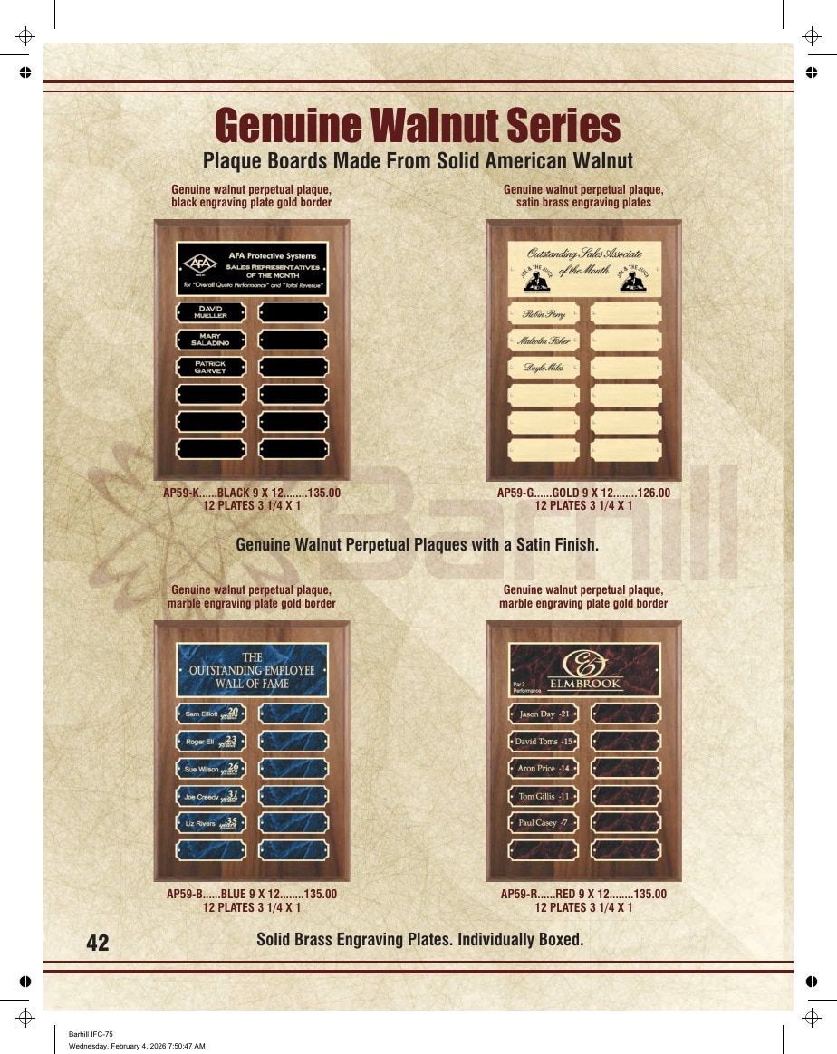 Marco Awards Group Recognition Awards Catalog Weekly Ad January 1 - December 31, 2026
